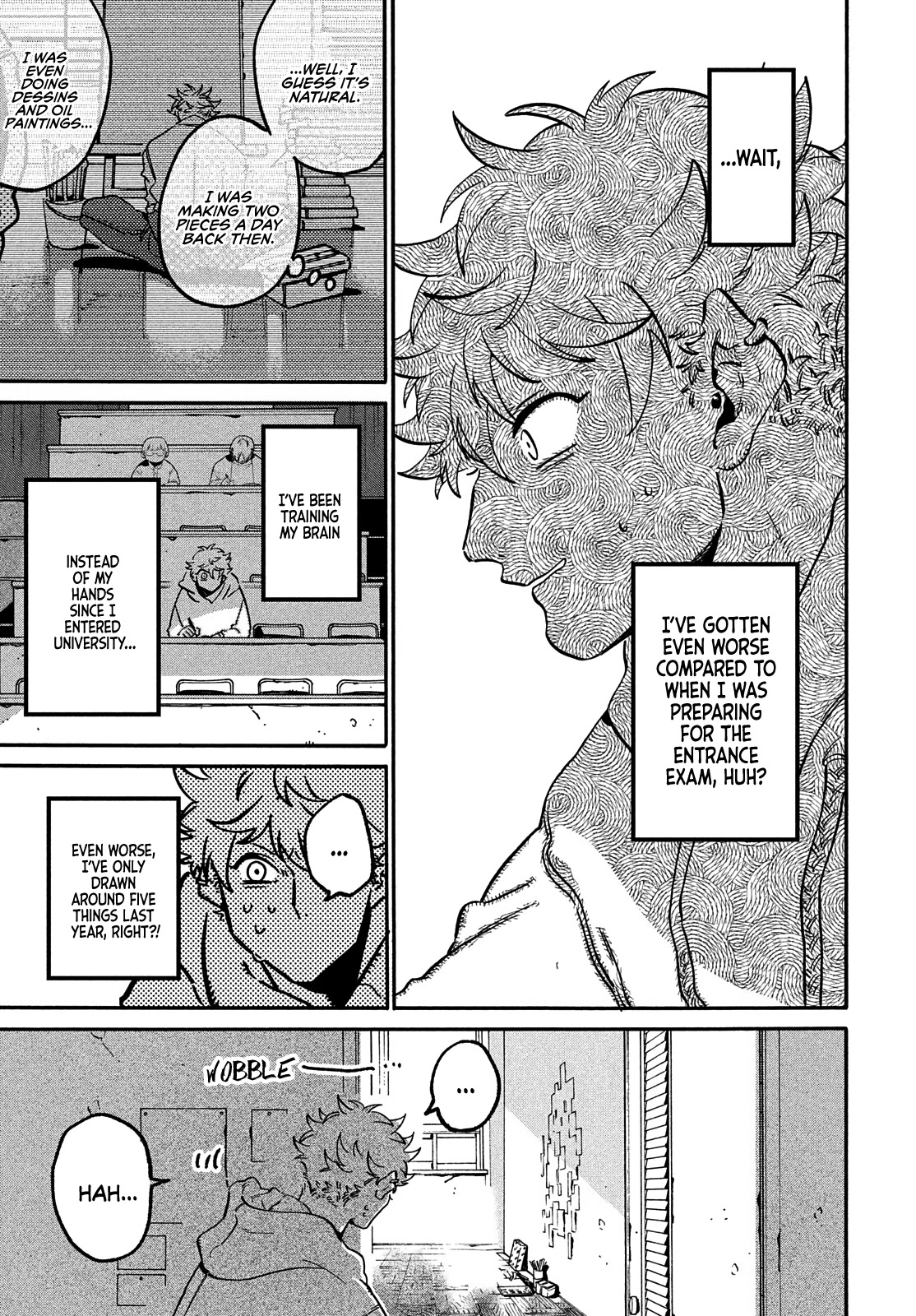 Blue Period. Chapter 49 page 21 - Chapter 49: What’s the Walkthrough Site for Clearing an Endless Loop of Worries?