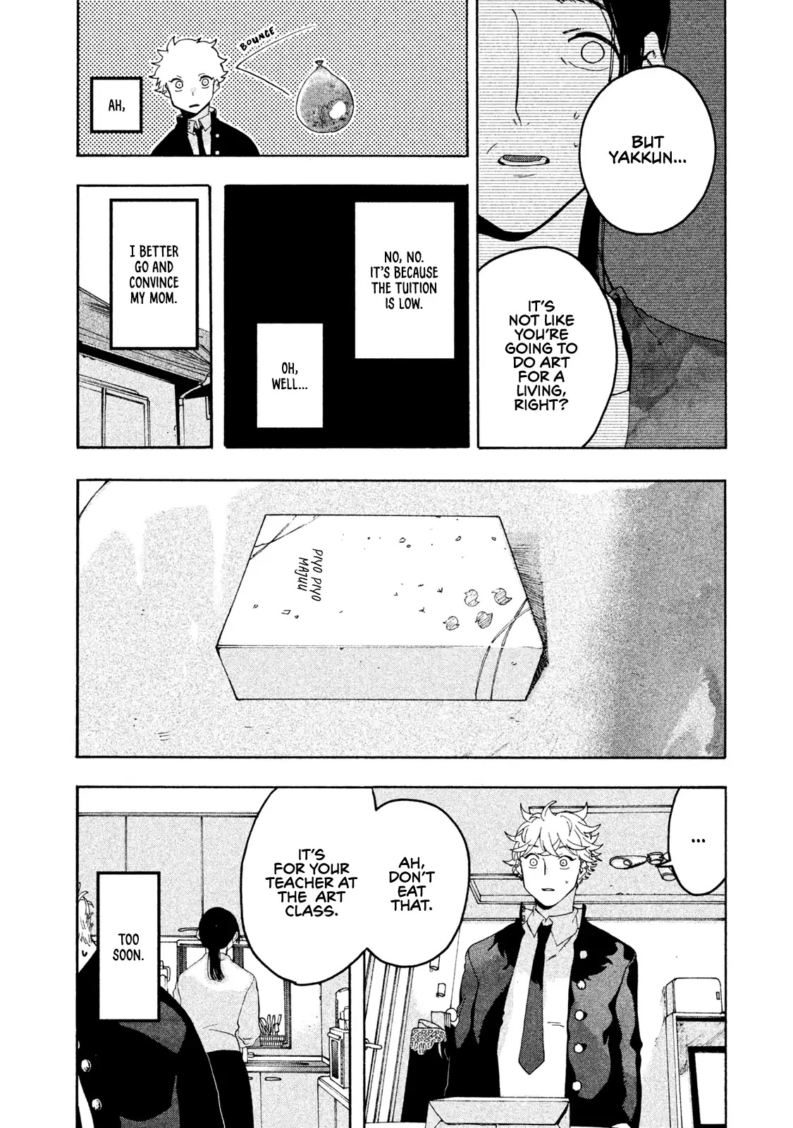 Blue Period. Chapter 5 page 18 - Chapter 5: Cram School Debut of the Dead