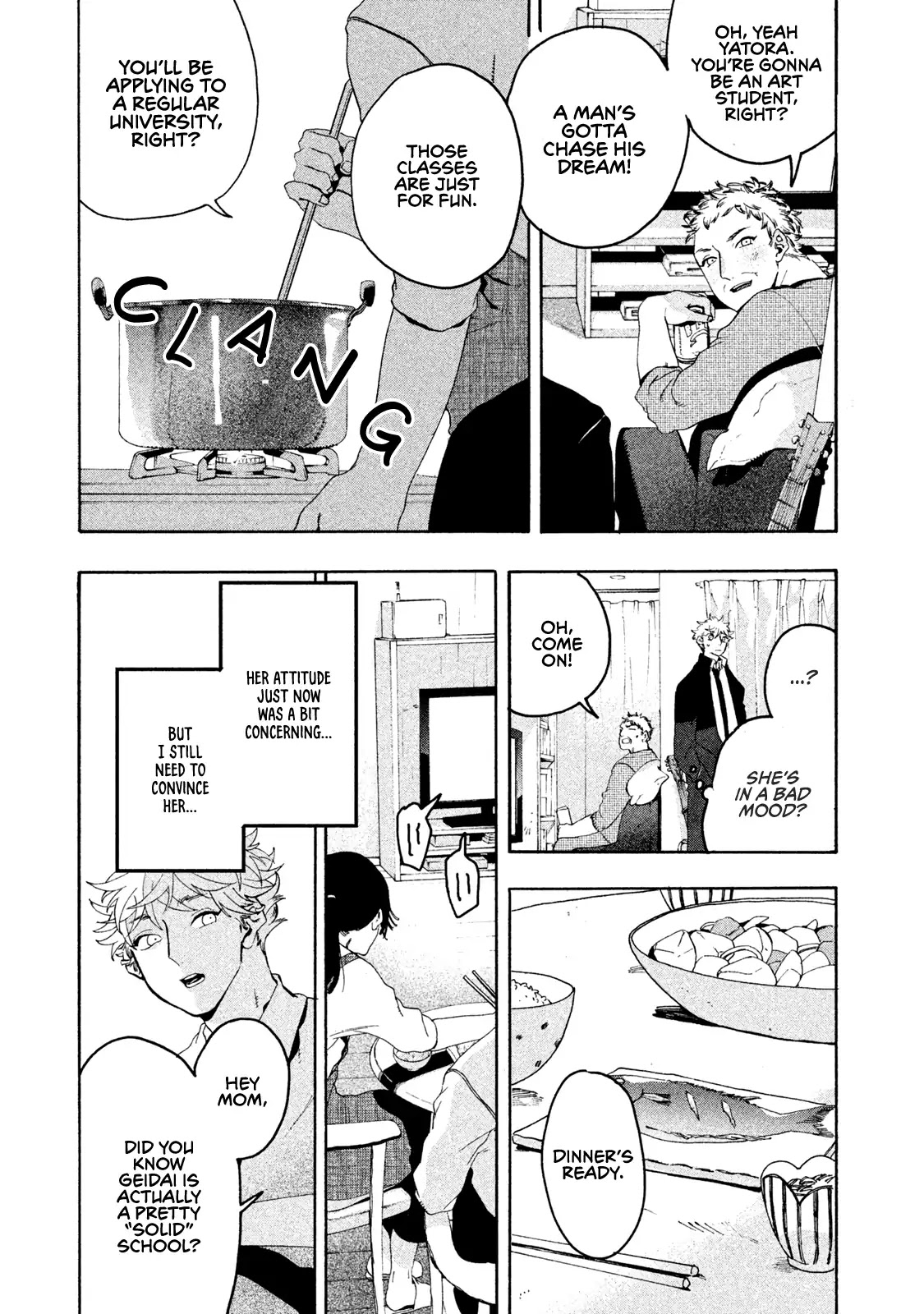 Blue Period. Chapter 5 page 19 - Chapter 5: Cram School Debut of the Dead
