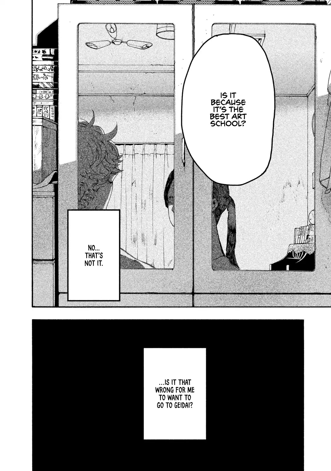 Blue Period. Chapter 5 page 22 - Chapter 5: Cram School Debut of the Dead