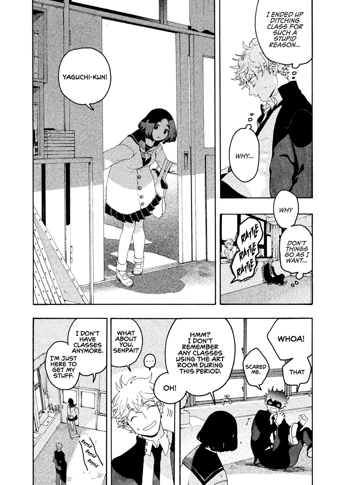 Blue Period. Chapter 5 page 24 - Chapter 5: Cram School Debut of the Dead