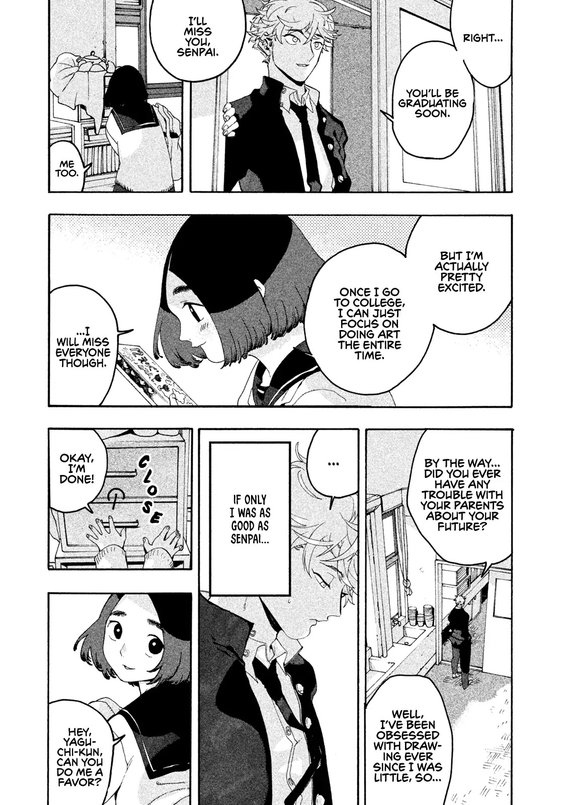 Blue Period. Chapter 5 page 25 - Chapter 5: Cram School Debut of the Dead