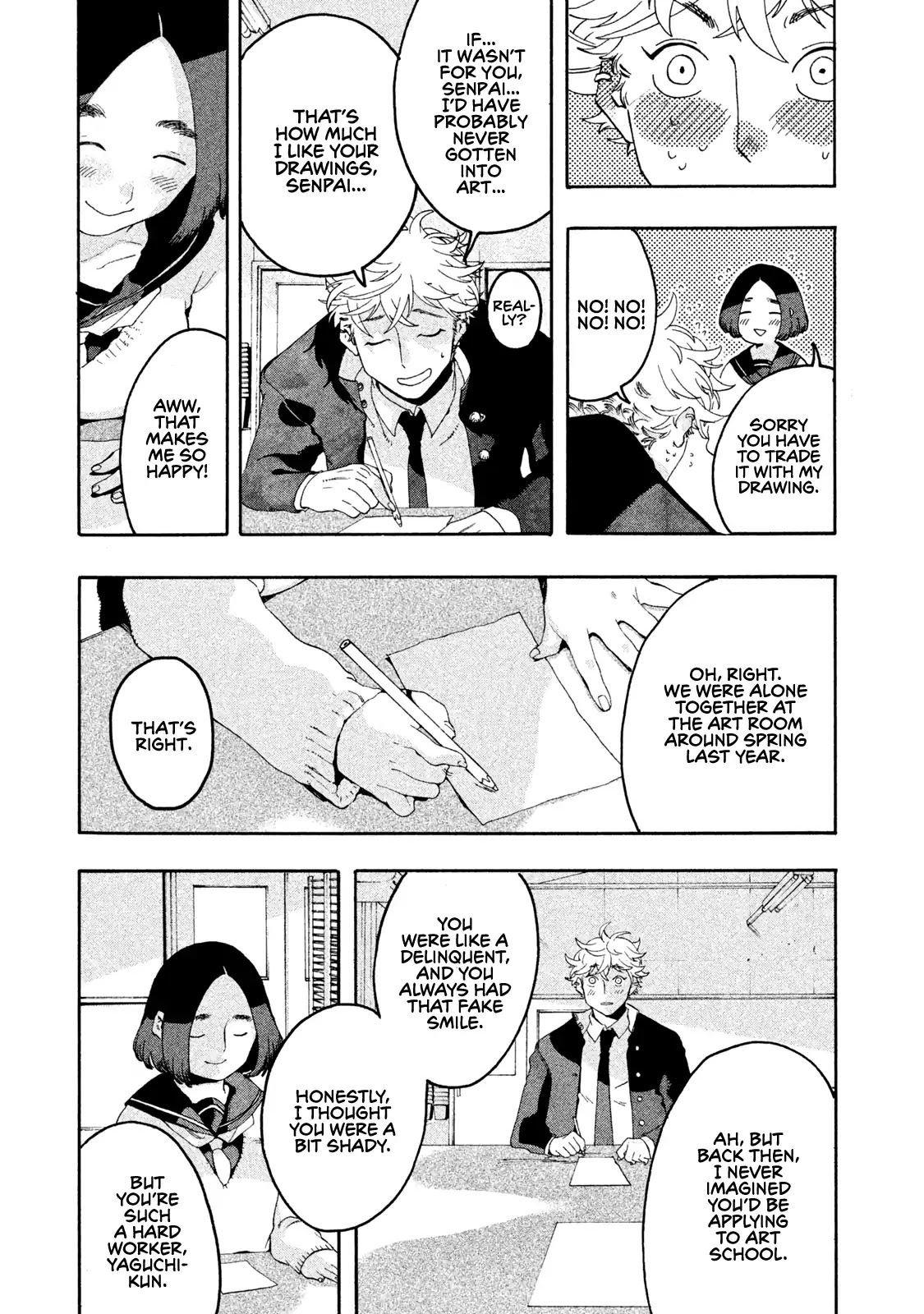 Blue Period. Chapter 5 page 27 - Chapter 5: Cram School Debut of the Dead