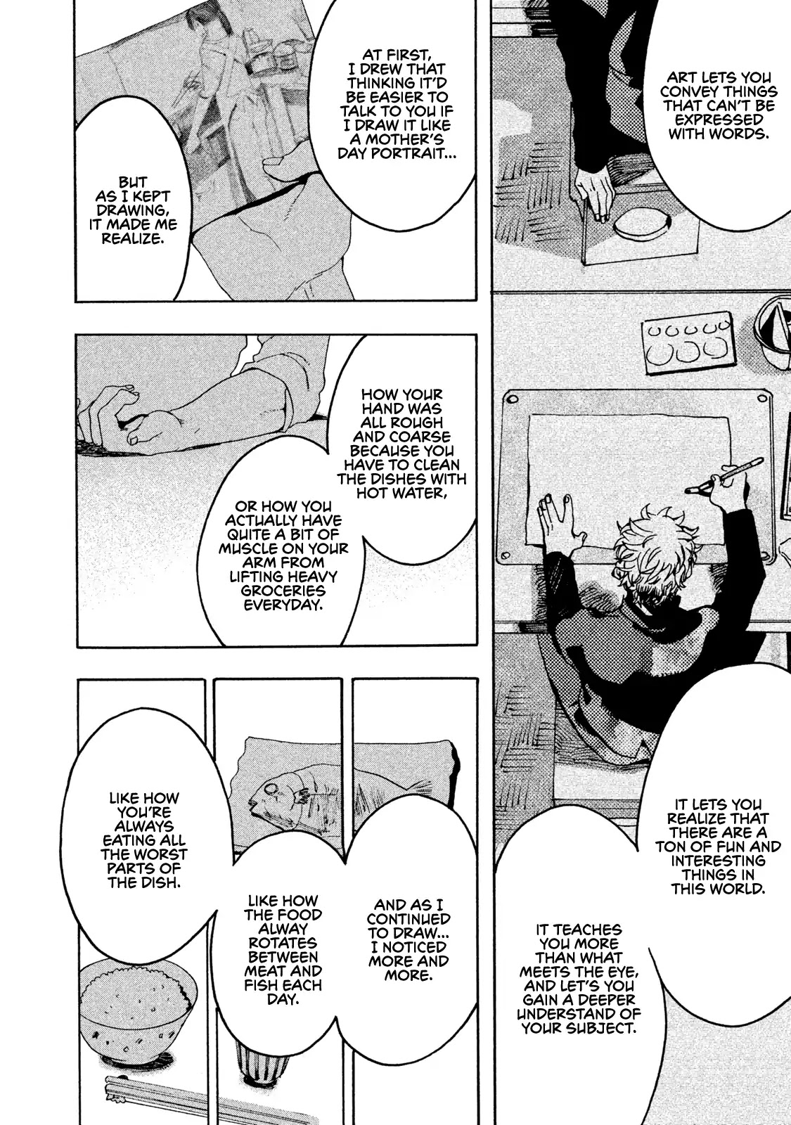 Blue Period. Chapter 5 page 34 - Chapter 5: Cram School Debut of the Dead