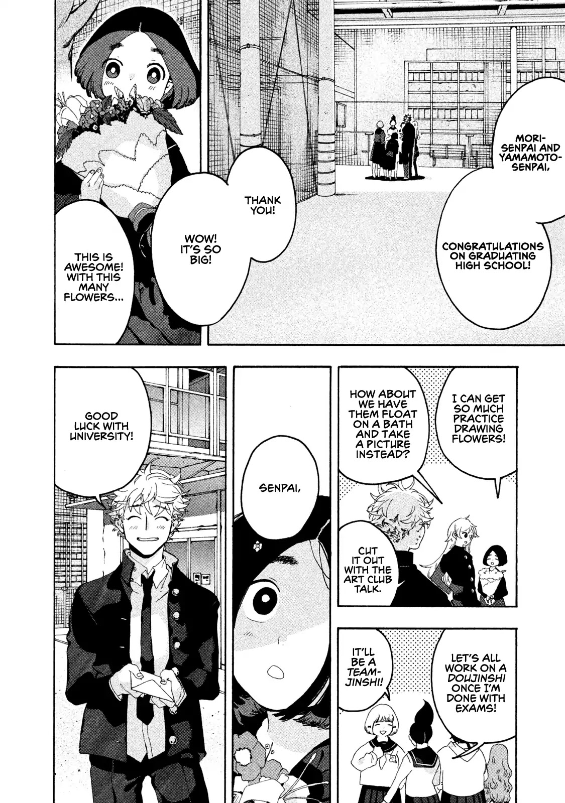 Blue Period. Chapter 5 page 38 - Chapter 5: Cram School Debut of the Dead