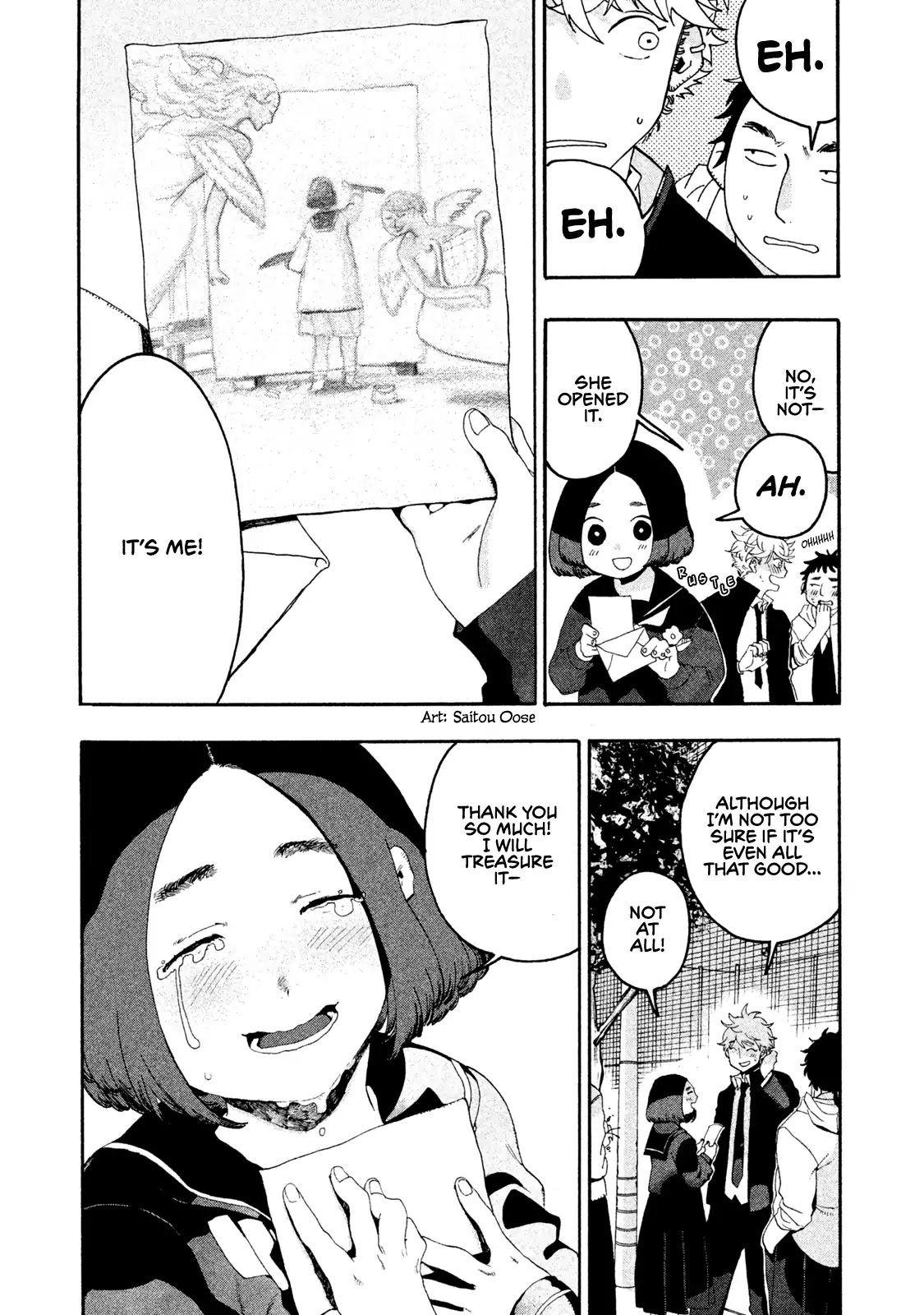 Blue Period. Chapter 5 page 39 - Chapter 5: Cram School Debut of the Dead