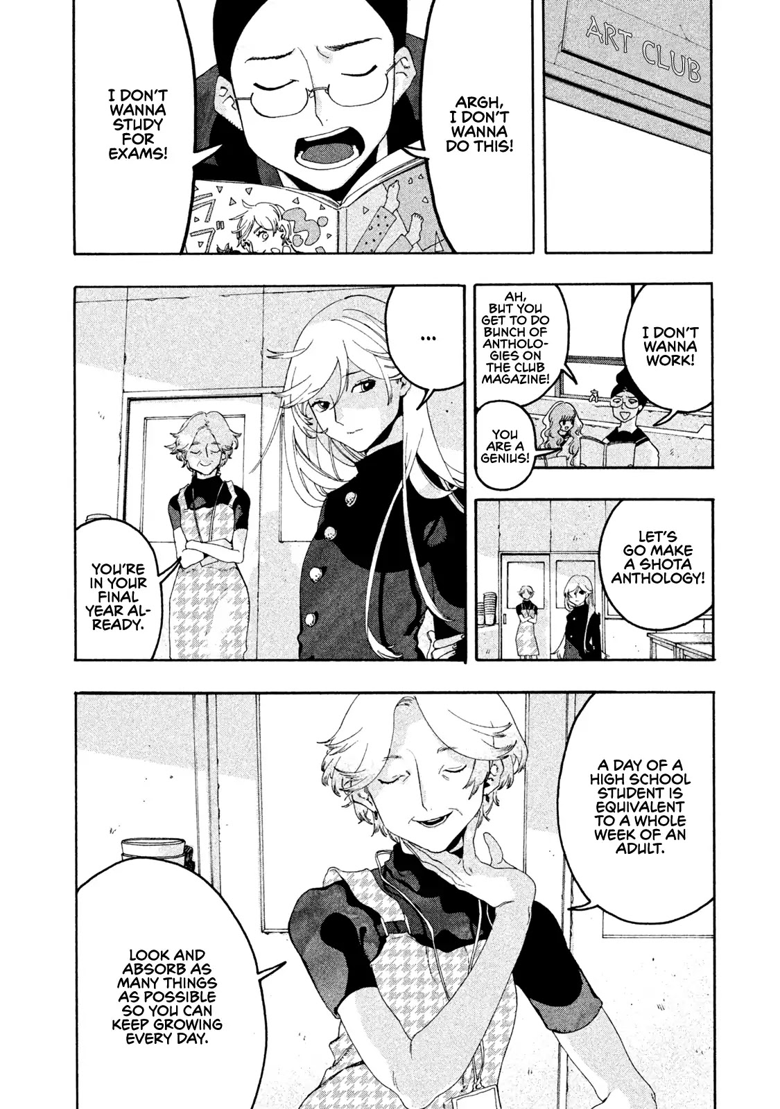 Blue Period. Chapter 5 page 44 - Chapter 5: Cram School Debut of the Dead