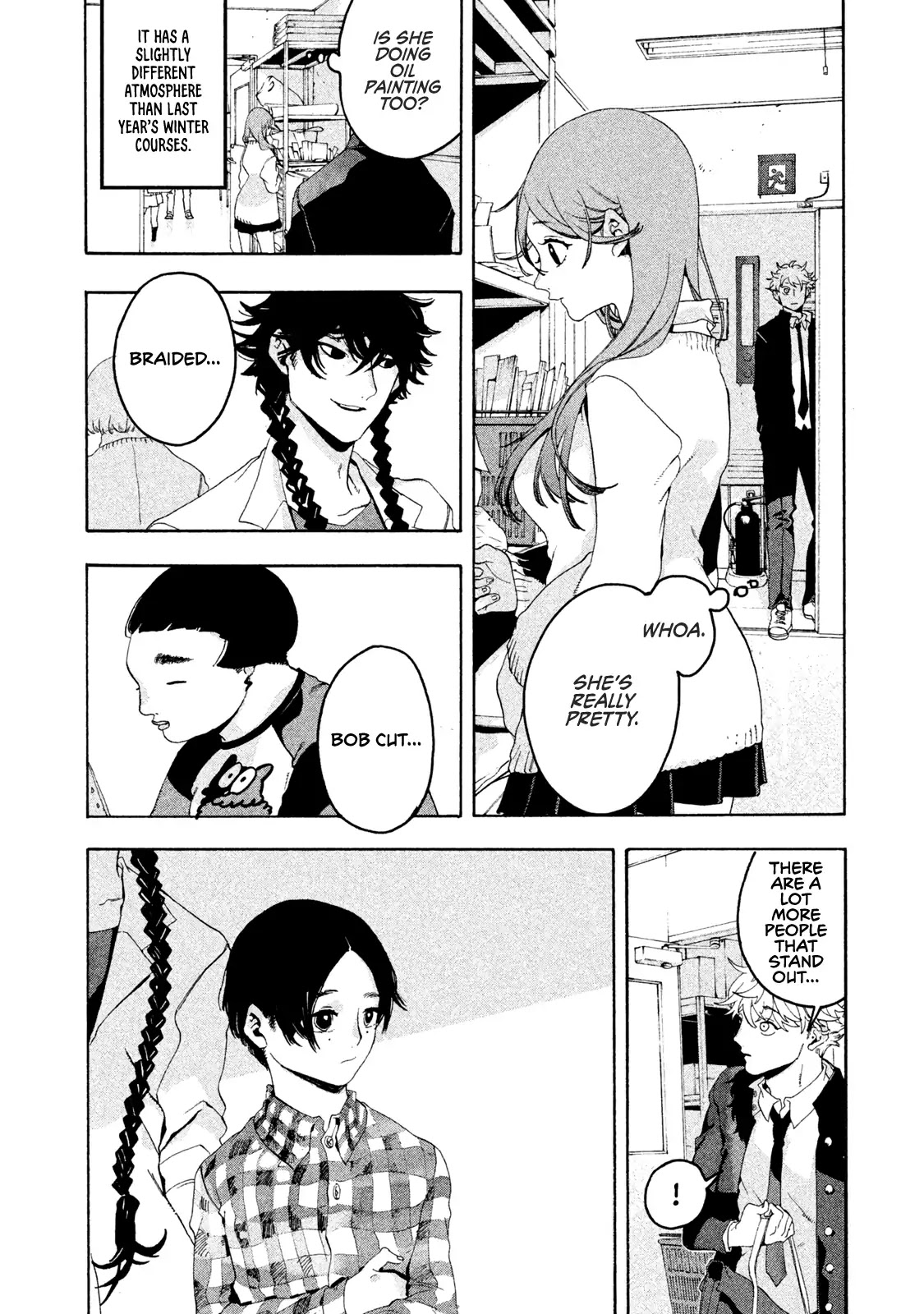 Blue Period. Chapter 5 page 46 - Chapter 5: Cram School Debut of the Dead