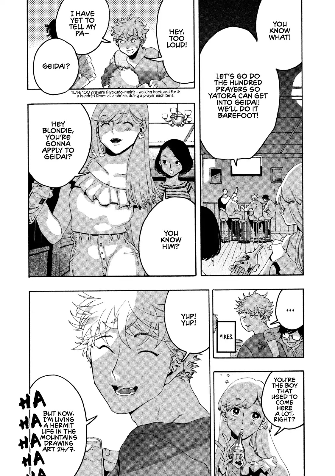 Blue Period. Chapter 5 page 7 - Chapter 5: Cram School Debut of the Dead
