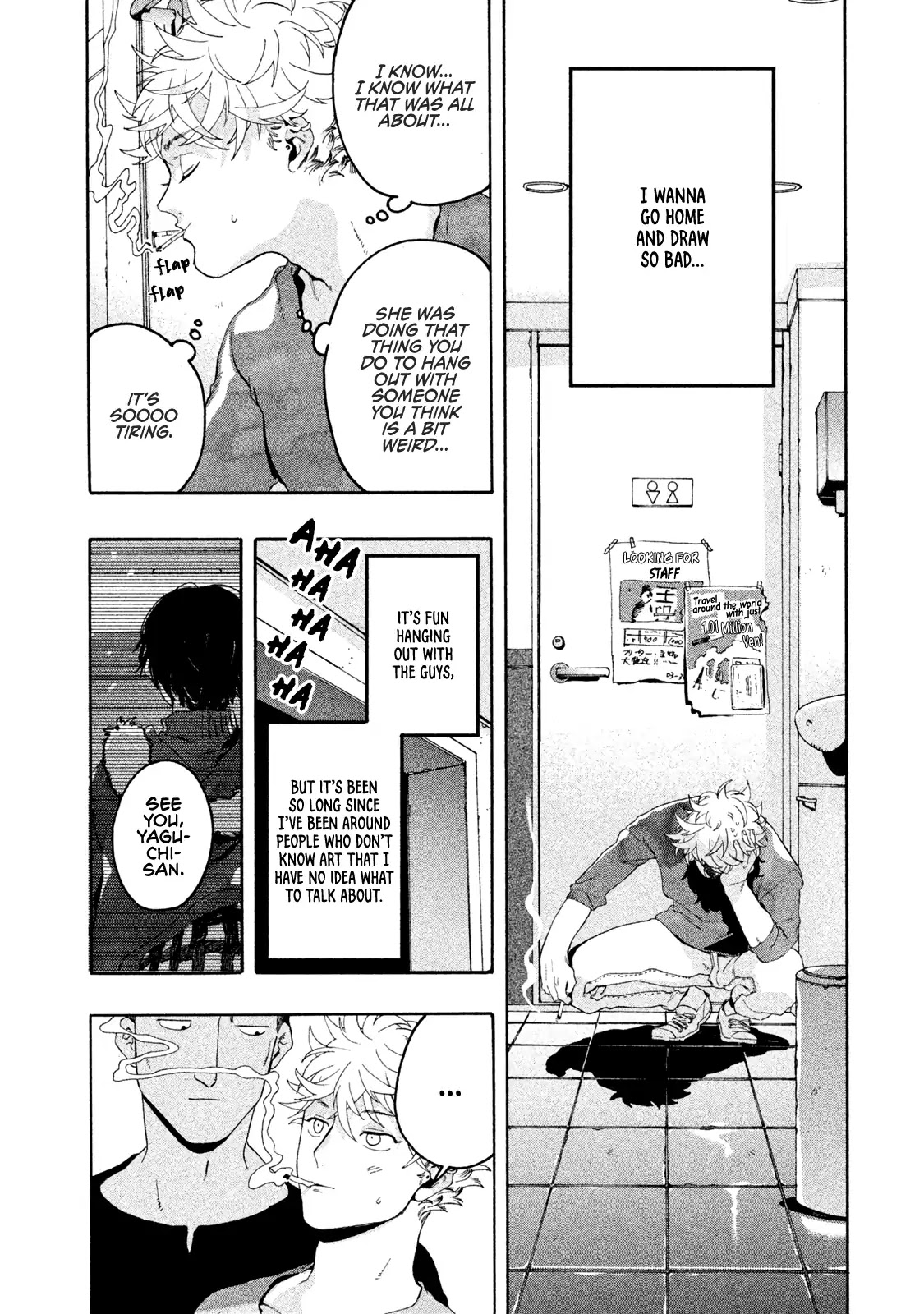 Blue Period. Chapter 5 page 8 - Chapter 5: Cram School Debut of the Dead