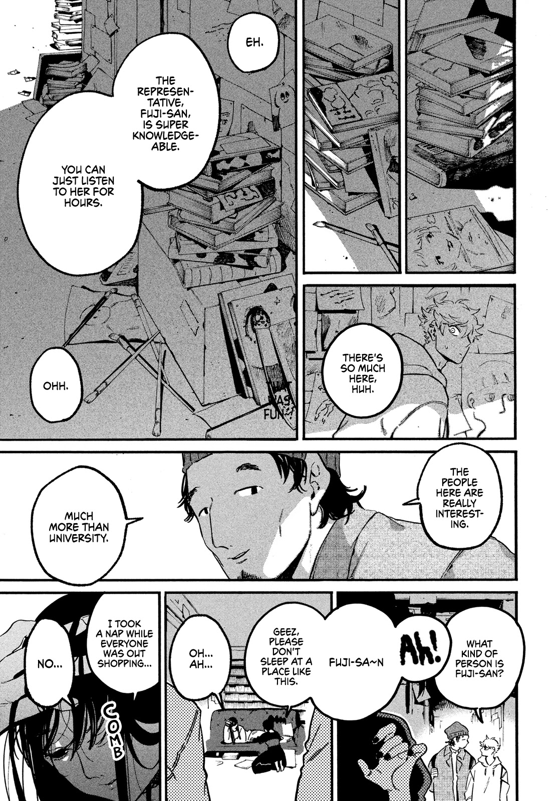 Blue Period. Chapter 50 page 17 - Chapter 50: Getting Exposed to Heat Ends up Cooling Me Down Instead. What?