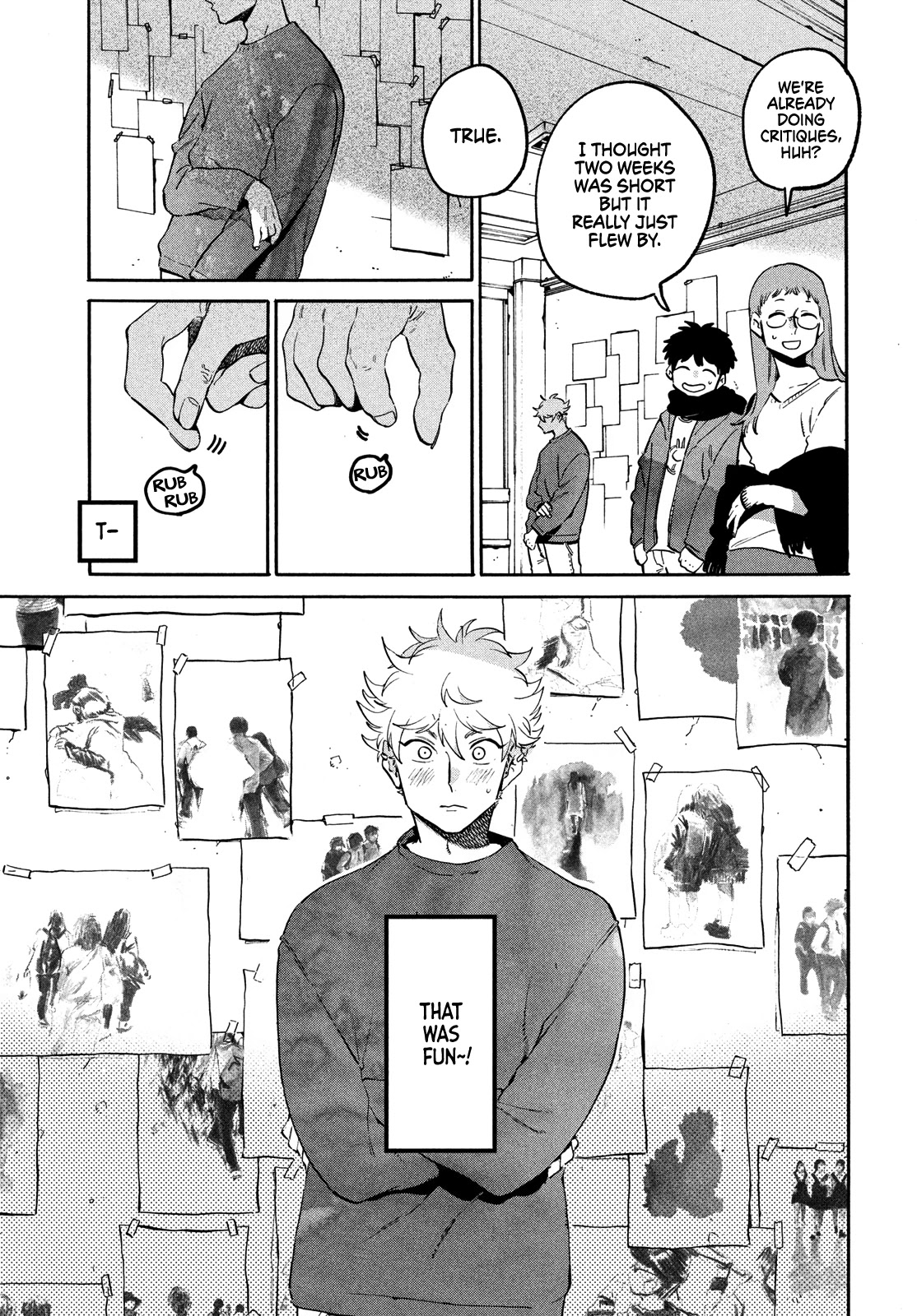 Blue Period. Chapter 50 page 3 - Chapter 50: Getting Exposed to Heat Ends up Cooling Me Down Instead. What?
