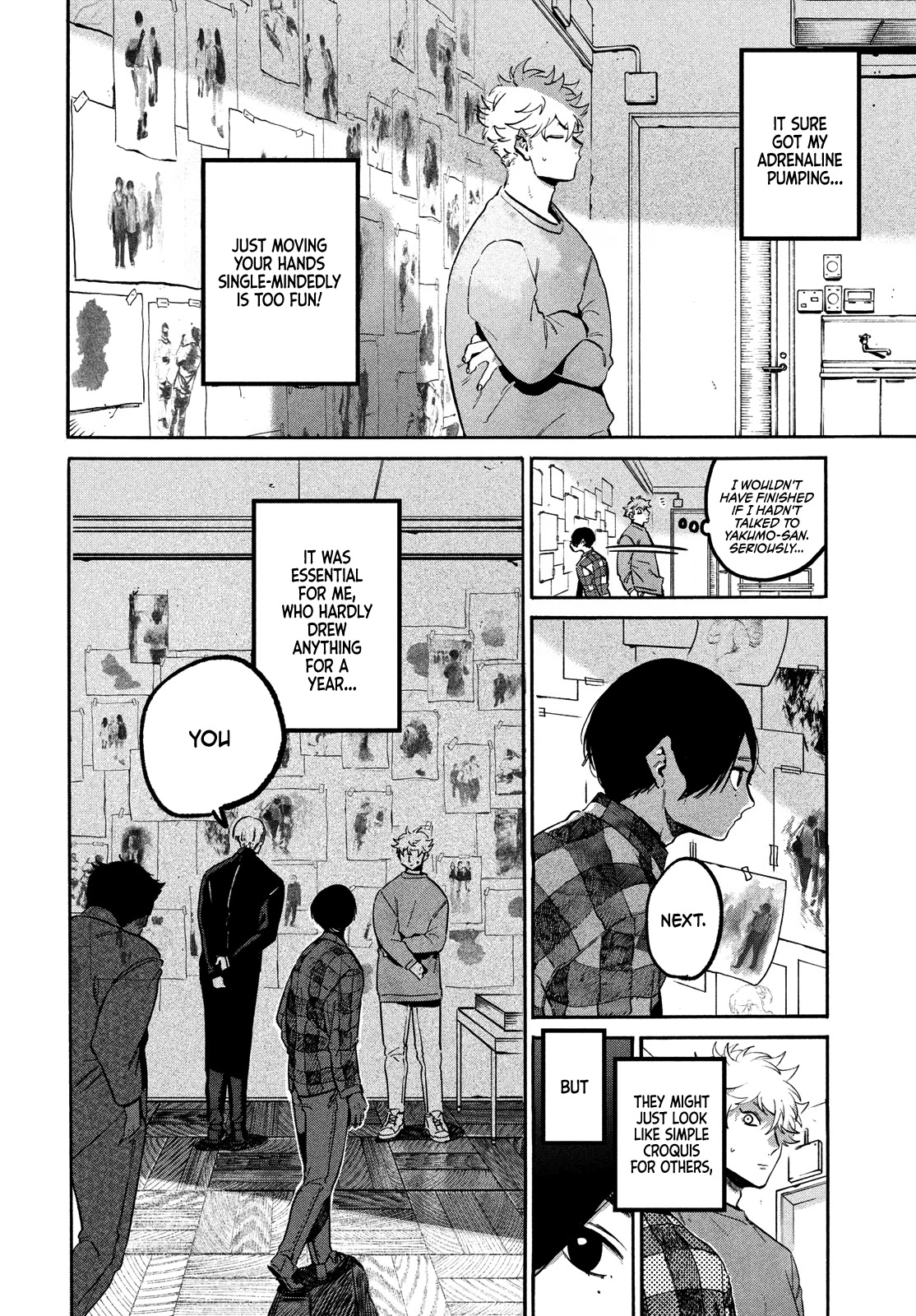 Blue Period. Chapter 50 page 4 - Chapter 50: Getting Exposed to Heat Ends up Cooling Me Down Instead. What?