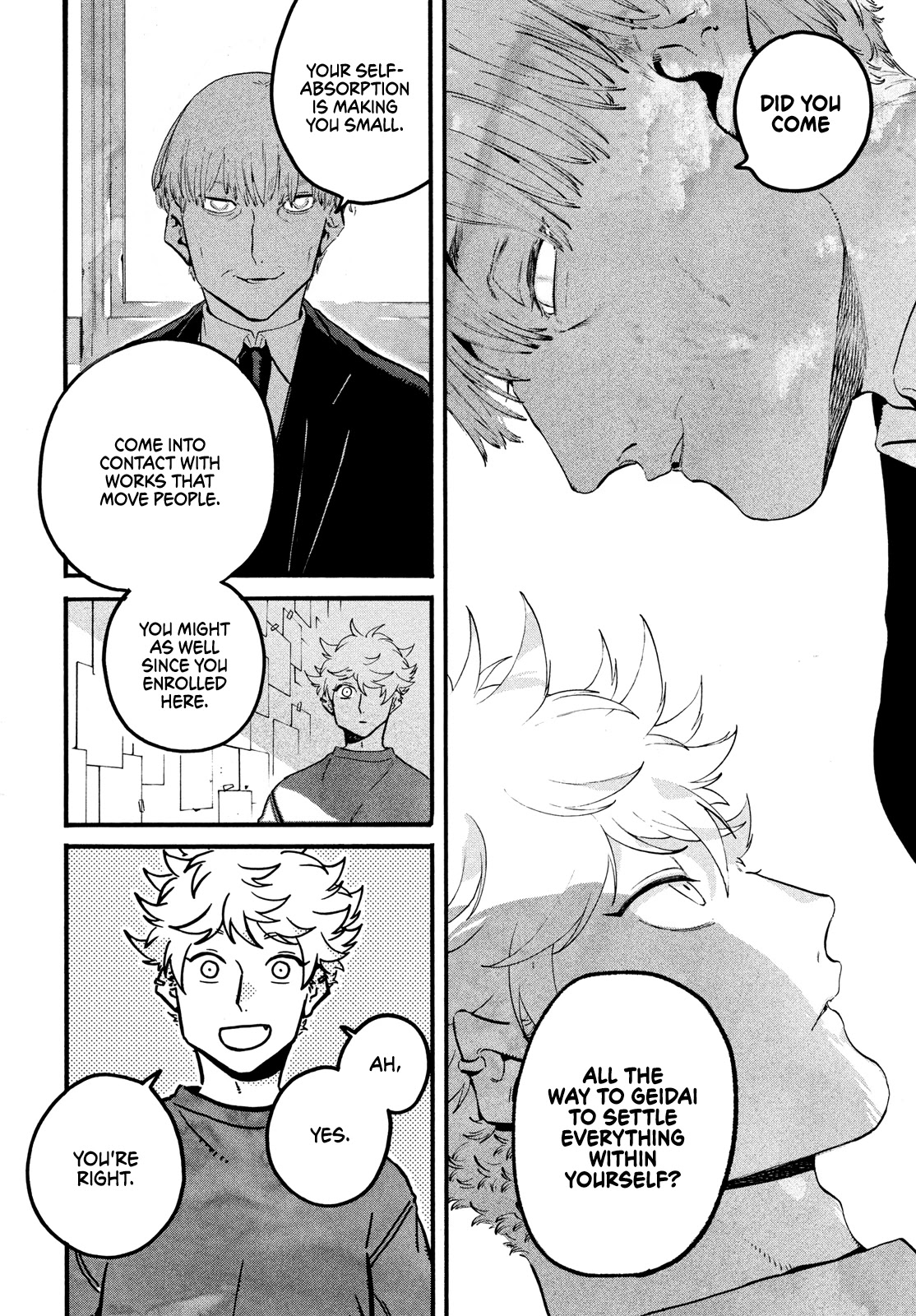 Blue Period. Chapter 50 page 6 - Chapter 50: Getting Exposed to Heat Ends up Cooling Me Down Instead. What?