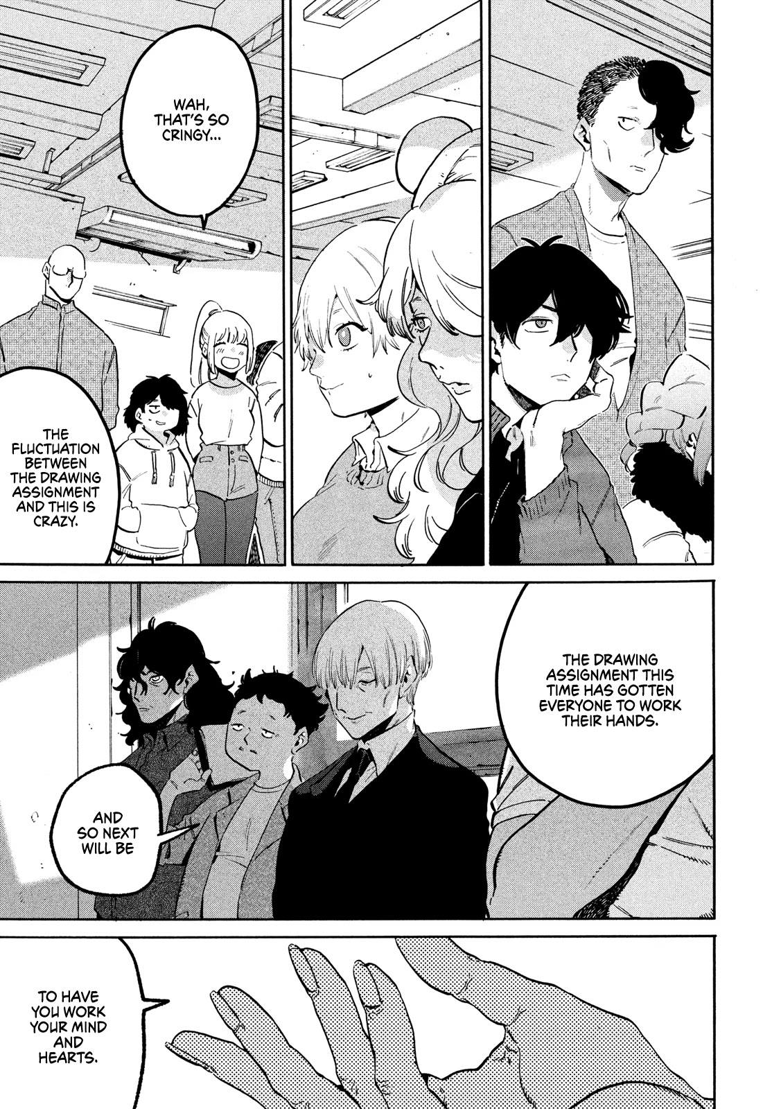 Blue Period. Chapter 50 page 9 - Chapter 50: Getting Exposed to Heat Ends up Cooling Me Down Instead. What?