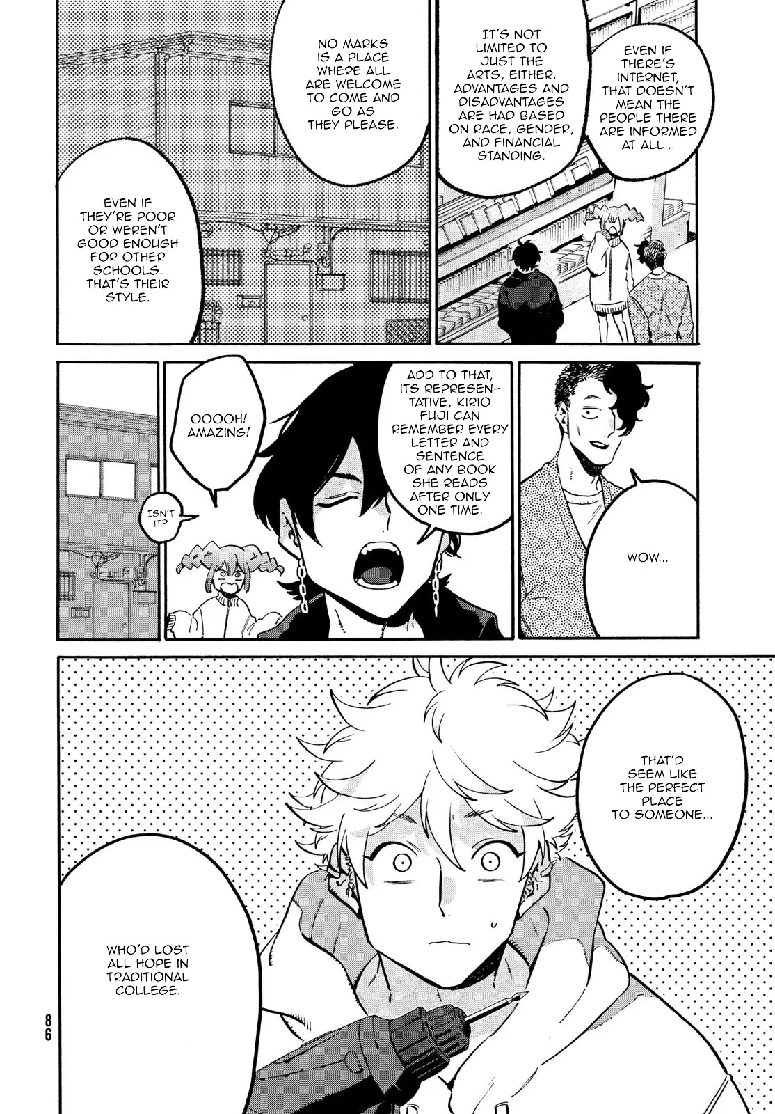 Blue Period. Chapter 51 page 10 - Chapter 51: Stray 2.0 Academy Back