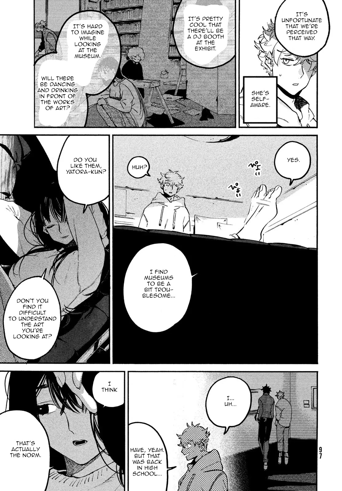 Blue Period. Chapter 51 page 21 - Chapter 51: Stray 2.0 Academy Back
