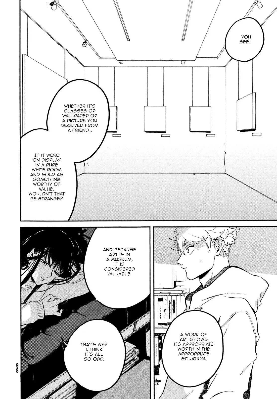 Blue Period. Chapter 51 page 22 - Chapter 51: Stray 2.0 Academy Back