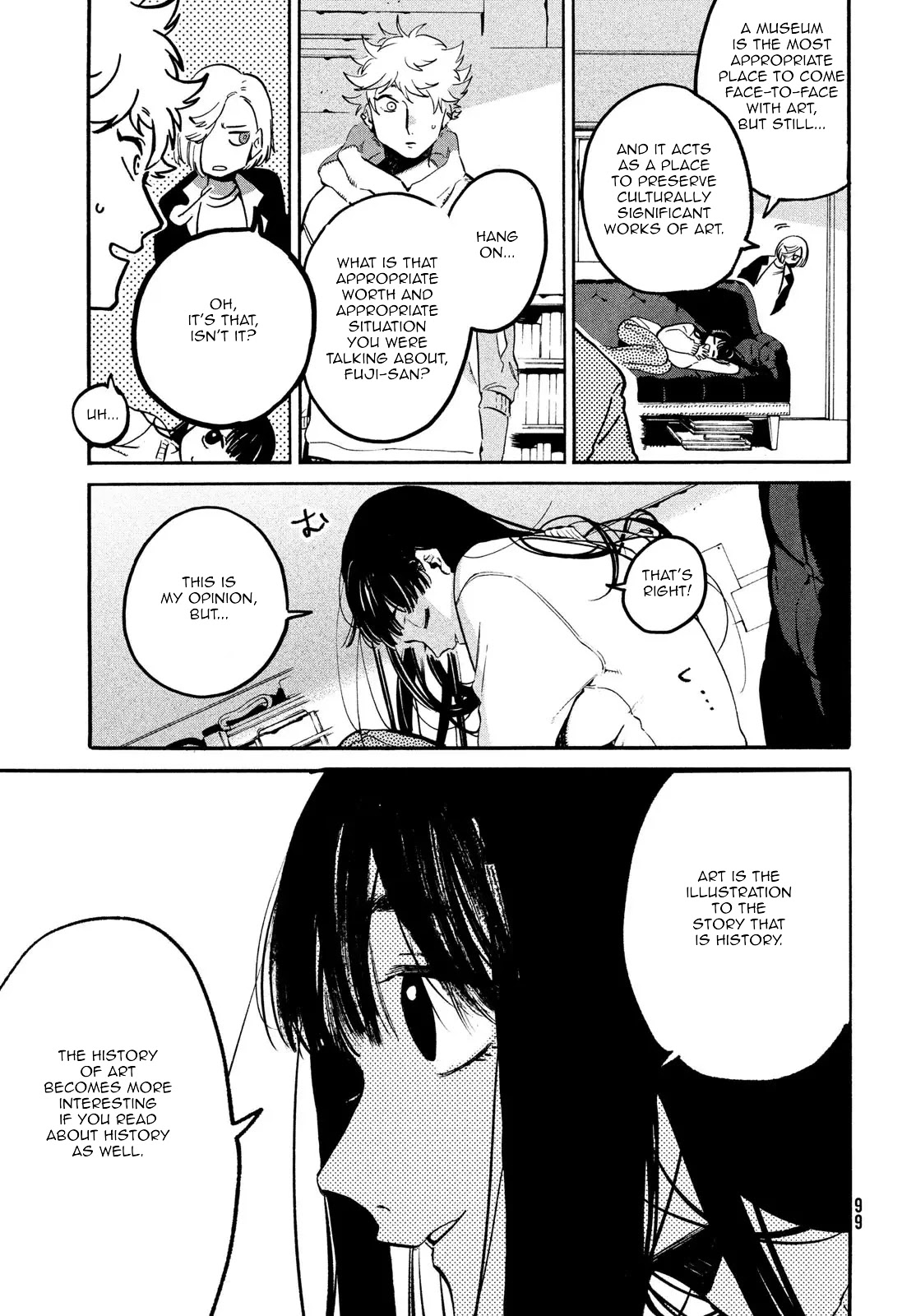 Blue Period. Chapter 51 page 23 - Chapter 51: Stray 2.0 Academy Back