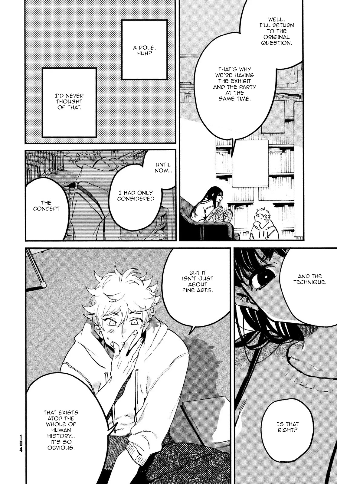 Blue Period. Chapter 51 page 28 - Chapter 51: Stray 2.0 Academy Back