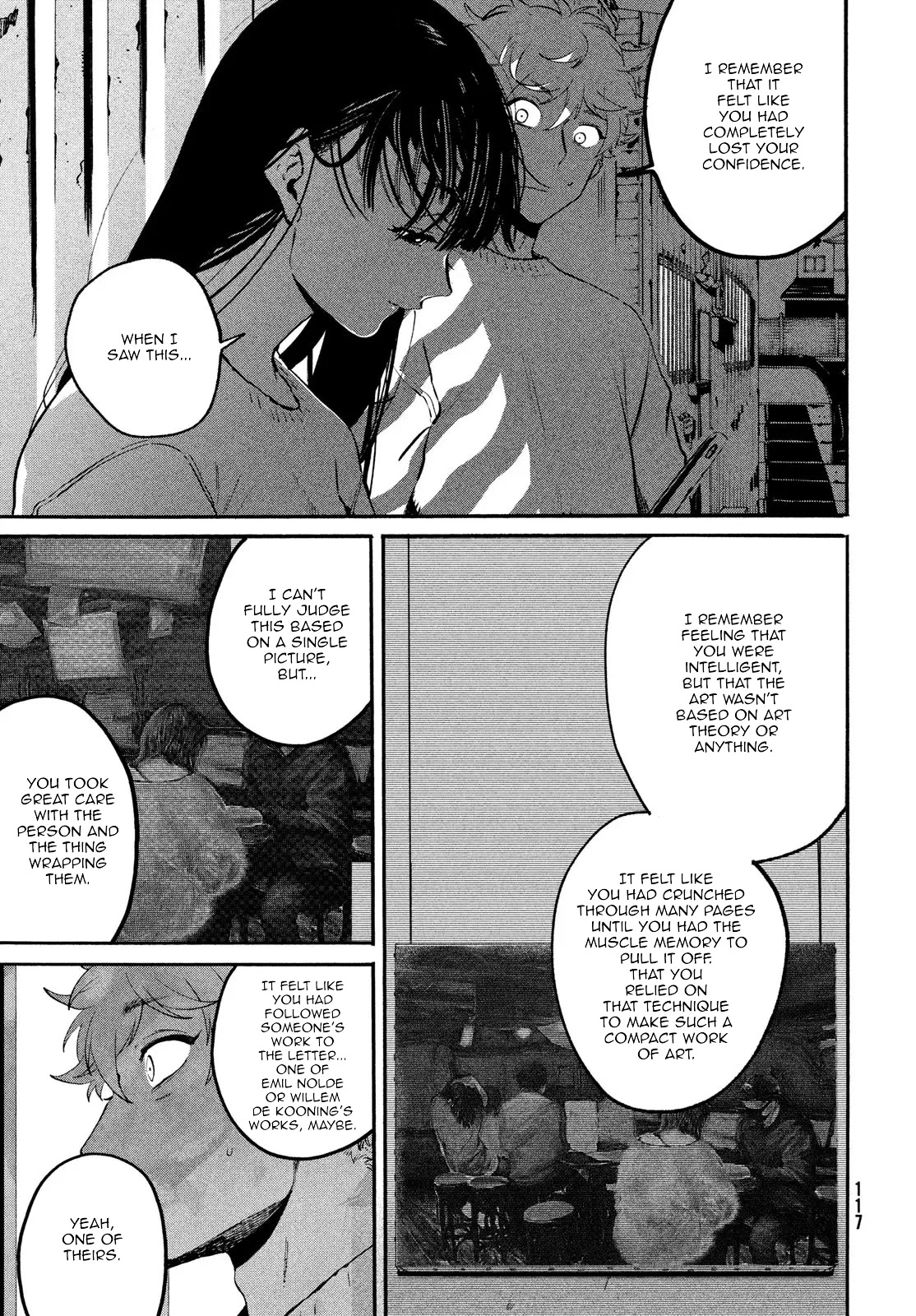 Blue Period. Chapter 51 page 41 - Chapter 51: Stray 2.0 Academy Back