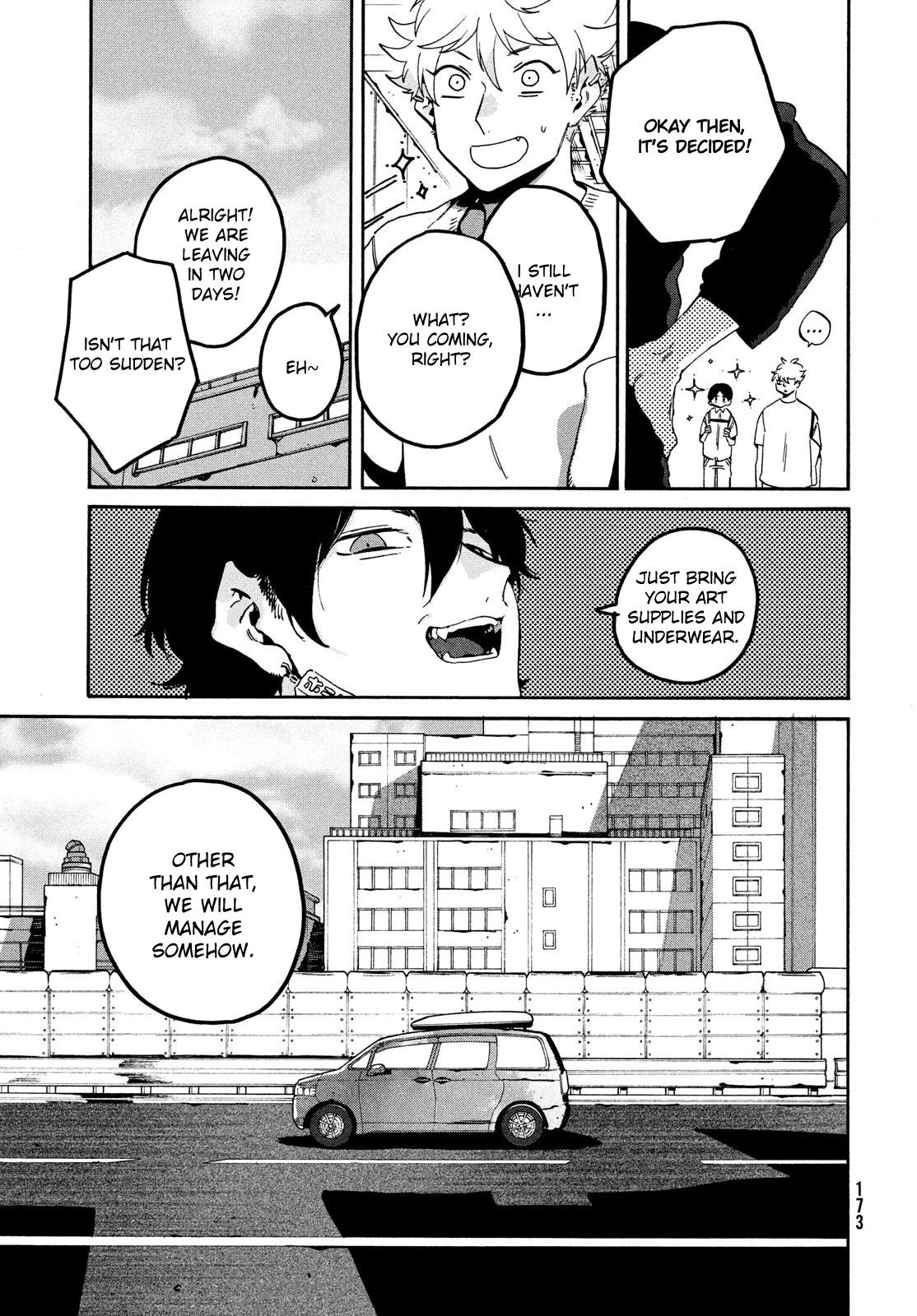 Blue Period. Chapter 55 page 19 - Chapter 55: Summer Vacation pt. 1