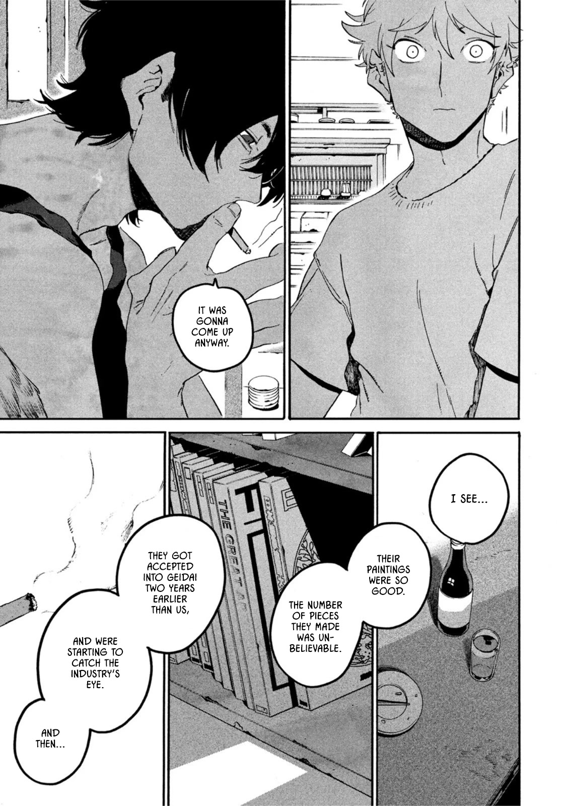 Blue Period. Chapter 56 page 38 - Chapter 56: Summer Vacation pt. 2