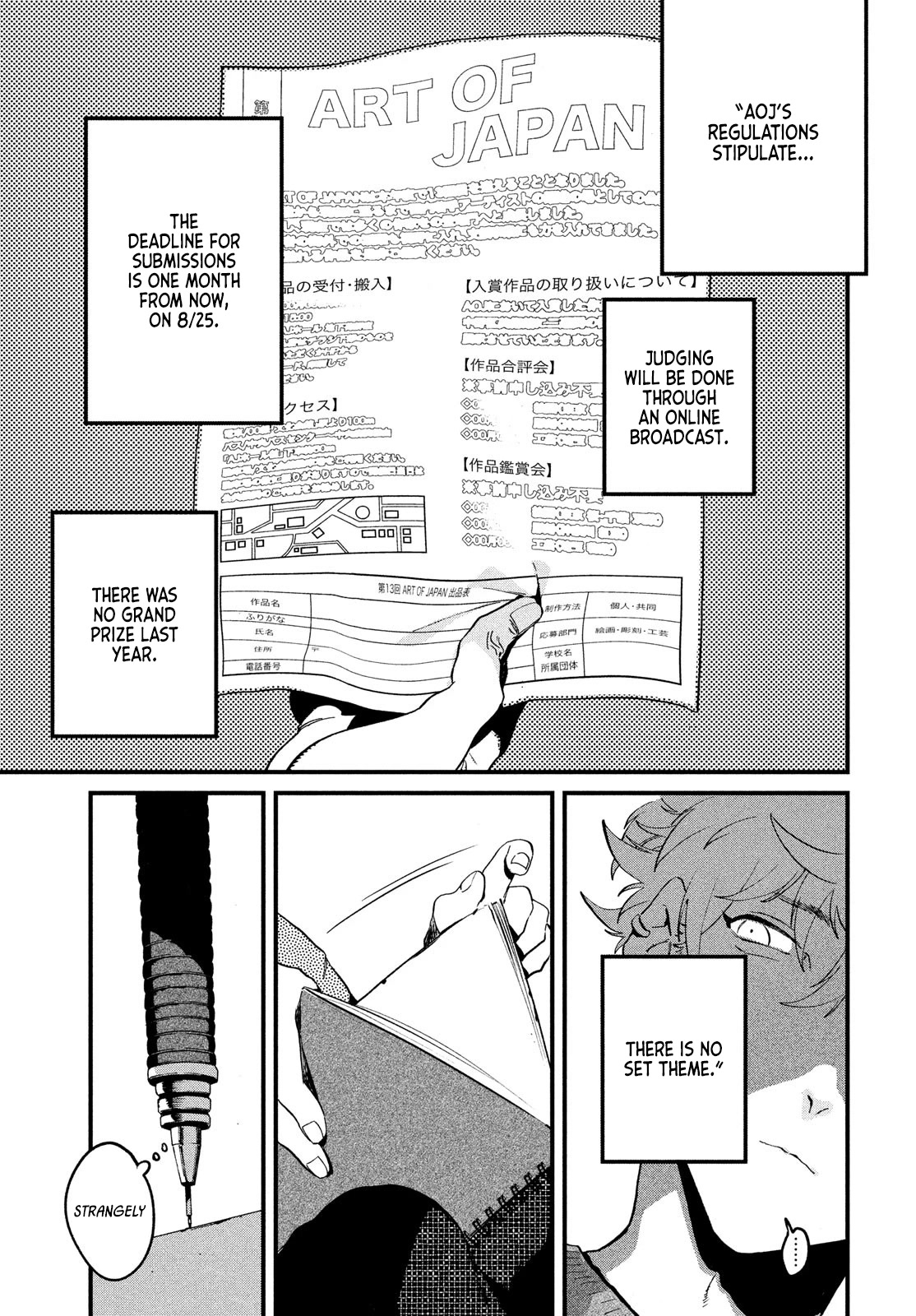 Blue Period. Chapter 58 page 19 - Chapter 58: Summer Vacation pt.4