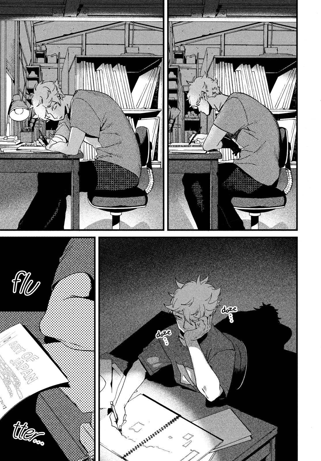Blue Period. Chapter 58 page 21 - Chapter 58: Summer Vacation pt.4