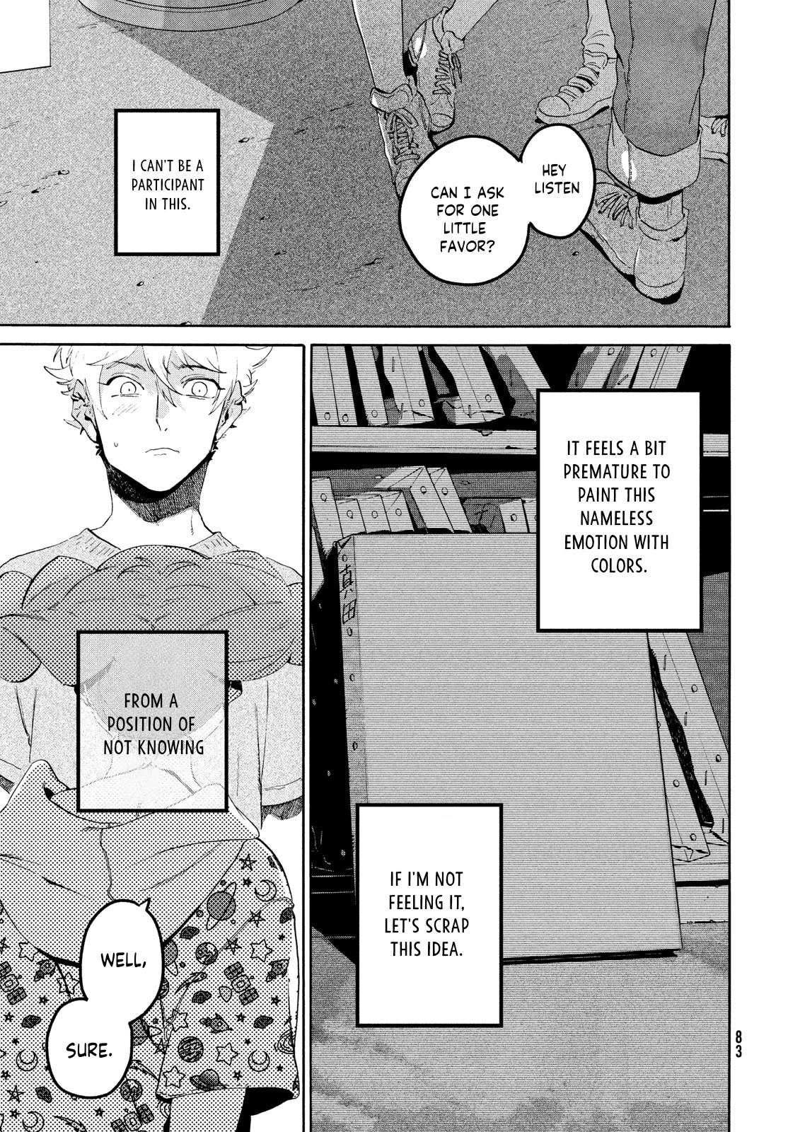 Blue Period. Chapter 63 page 36 - Chapter 63