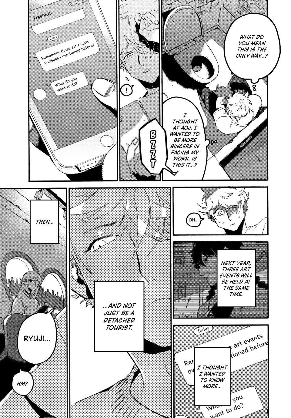 Blue Period. Chapter 67 page 38 - Chapter 67