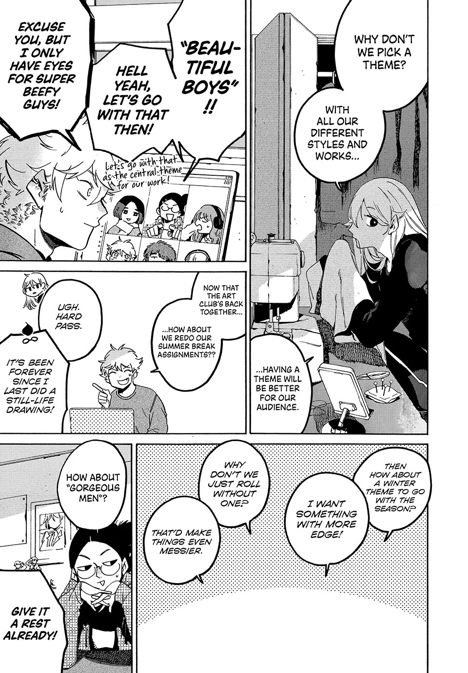 Blue Period. Chapter 73 page 23 - Chapter 73
