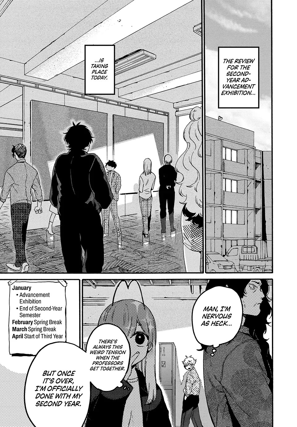 Blue Period. Chapter 74 page 3 - Chapter 74