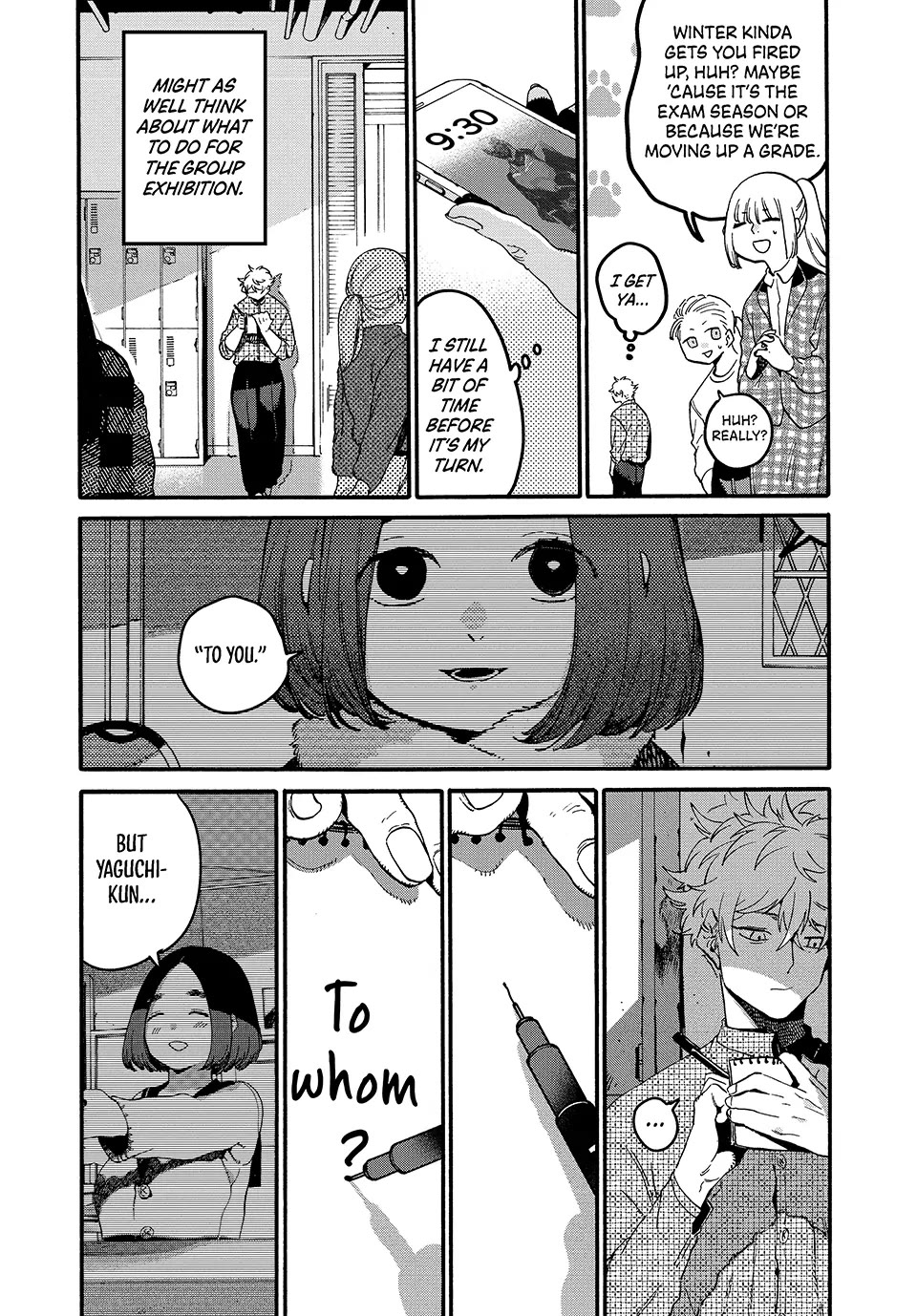Blue Period. Chapter 74 page 4 - Chapter 74