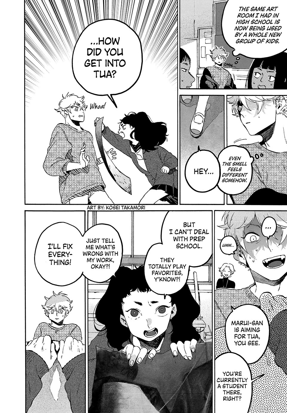Blue Period. Chapter 76 page 18 - Chapter 76