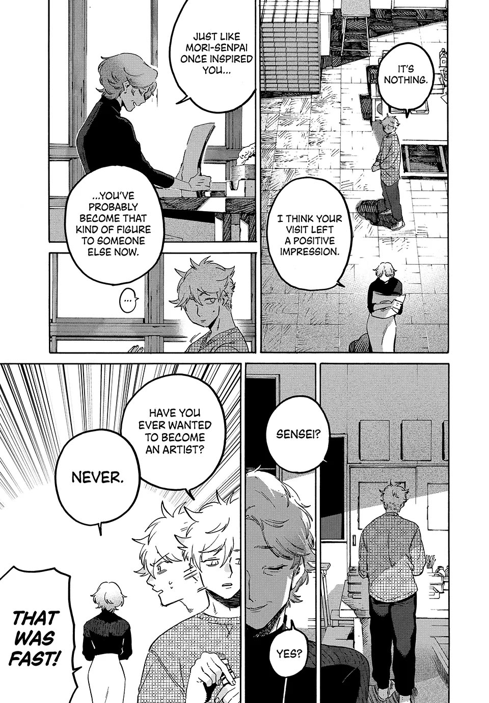 Blue Period. Chapter 76 page 21 - Chapter 76