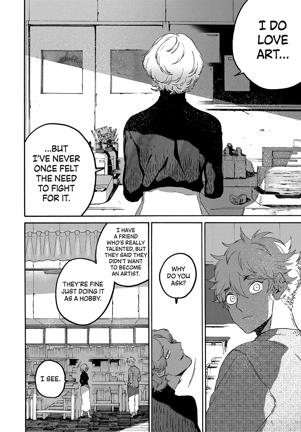 Blue Period. Chapter 76 page 22 - Chapter 76