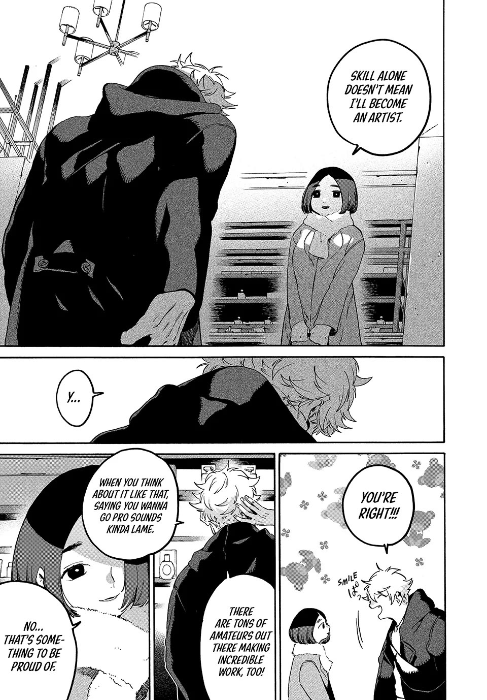 Blue Period. Chapter 76 page 3 - Chapter 76