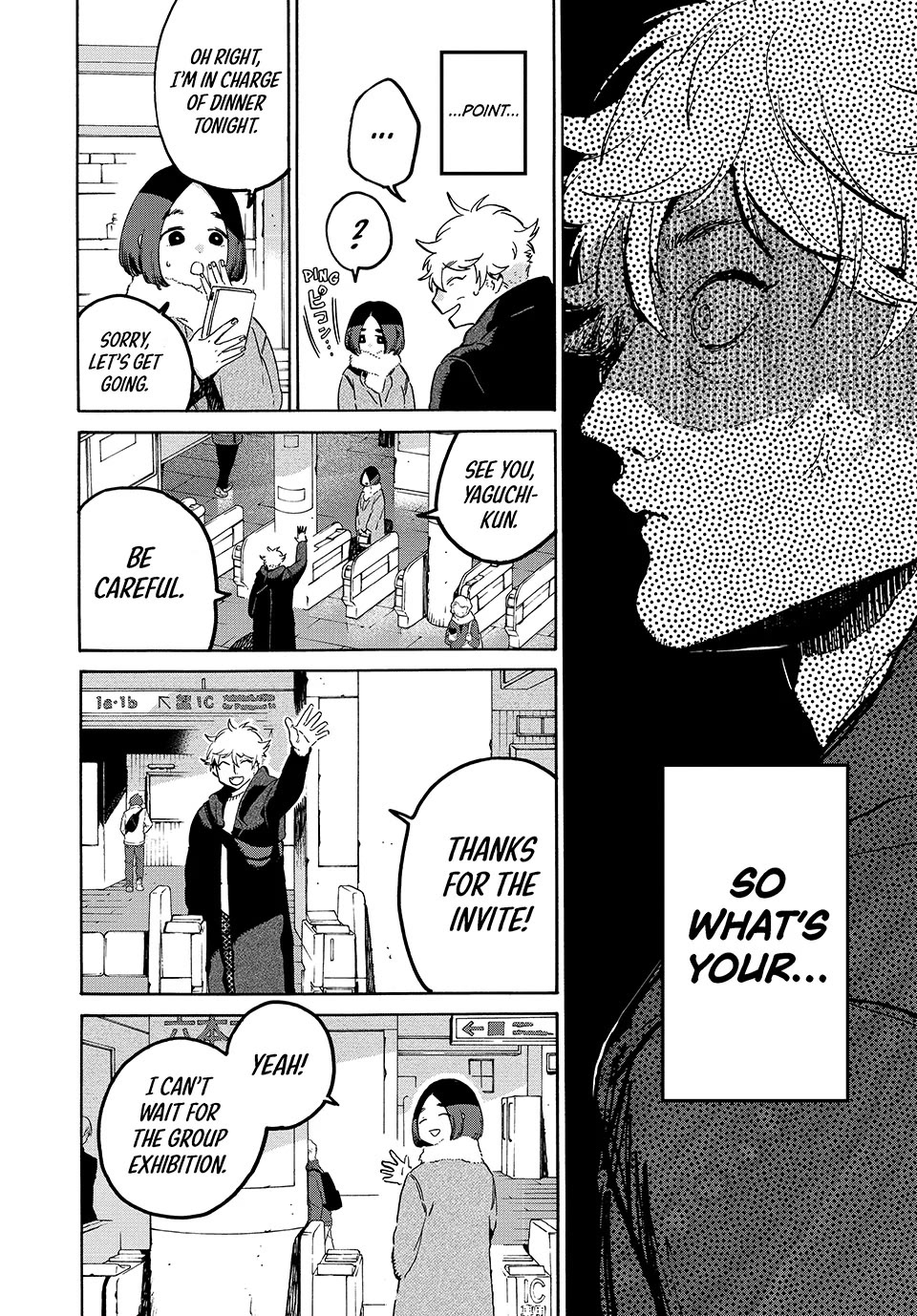 Blue Period. Chapter 76 page 4 - Chapter 76