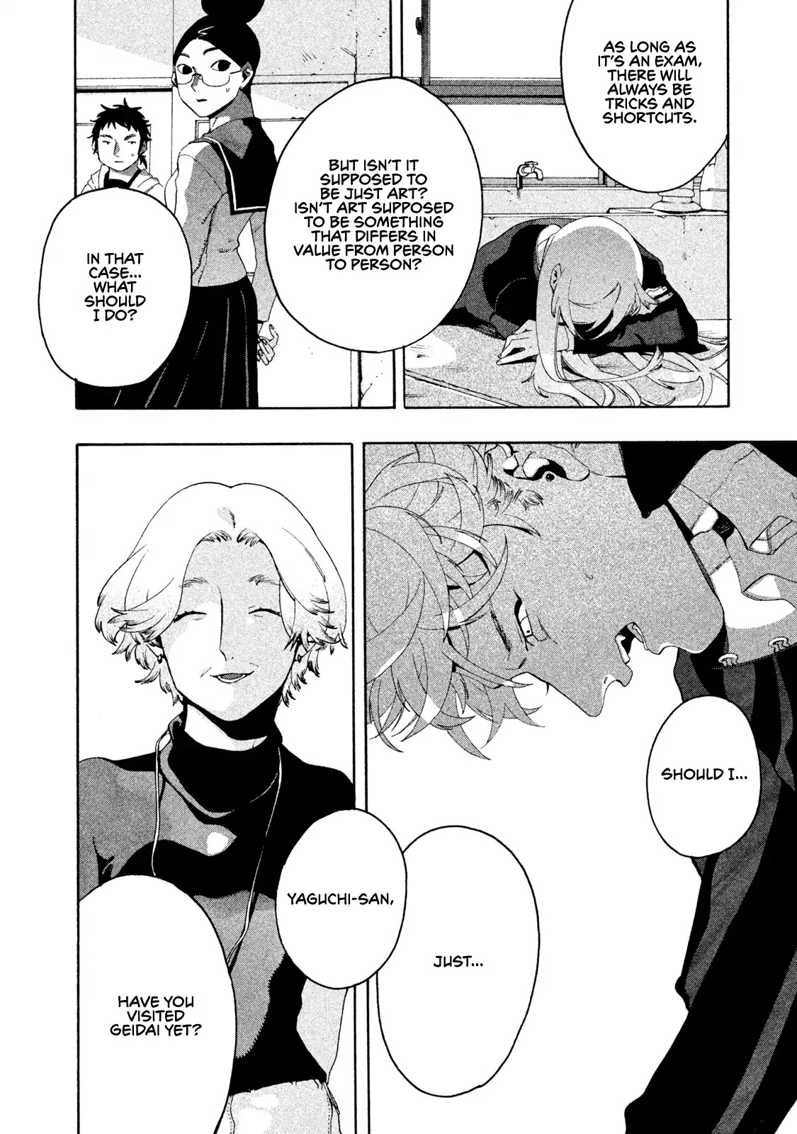 Blue Period. Chapter 8 page 10 - Chapter 8: Exam Art