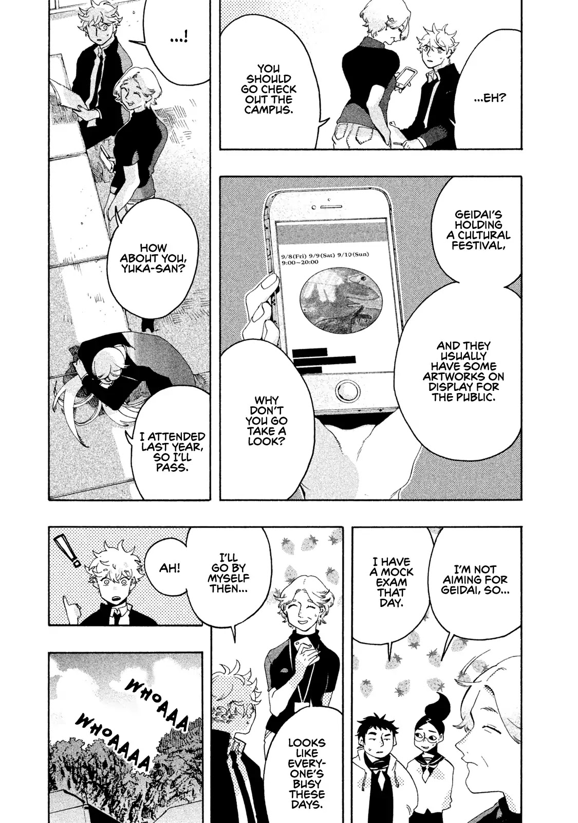 Blue Period. Chapter 8 page 11 - Chapter 8: Exam Art