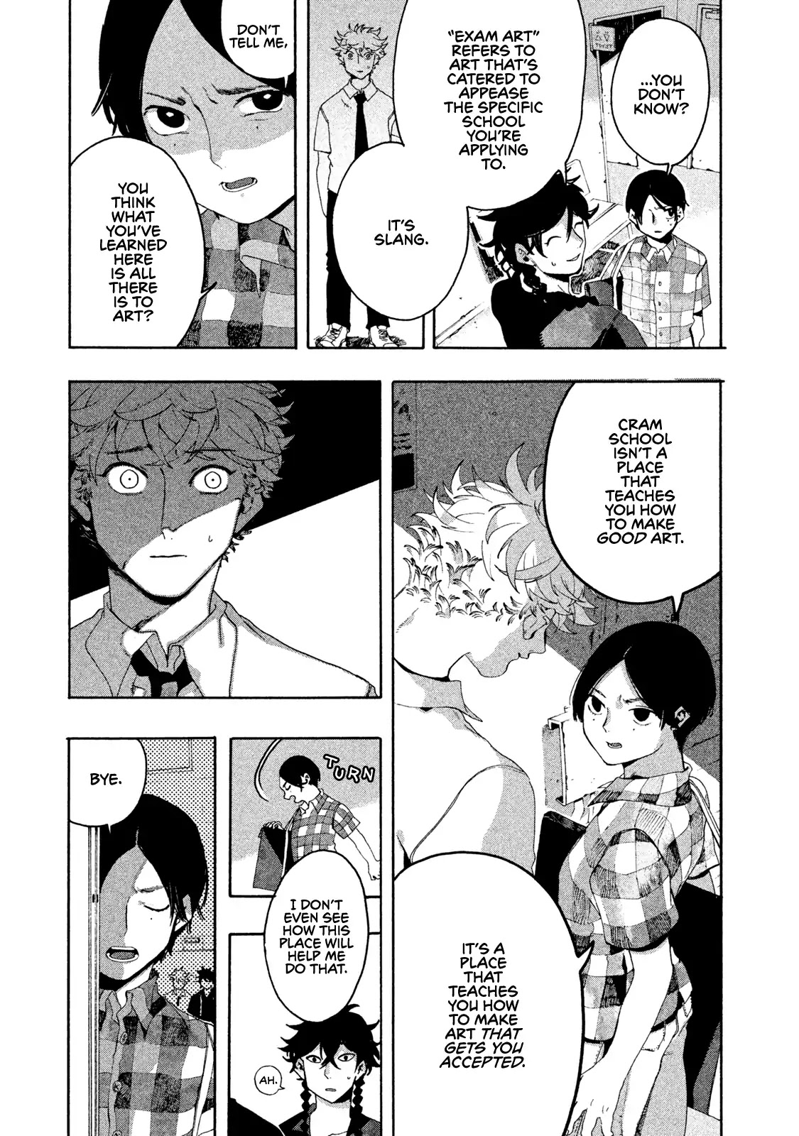 Blue Period. Chapter 8 page 3 - Chapter 8: Exam Art