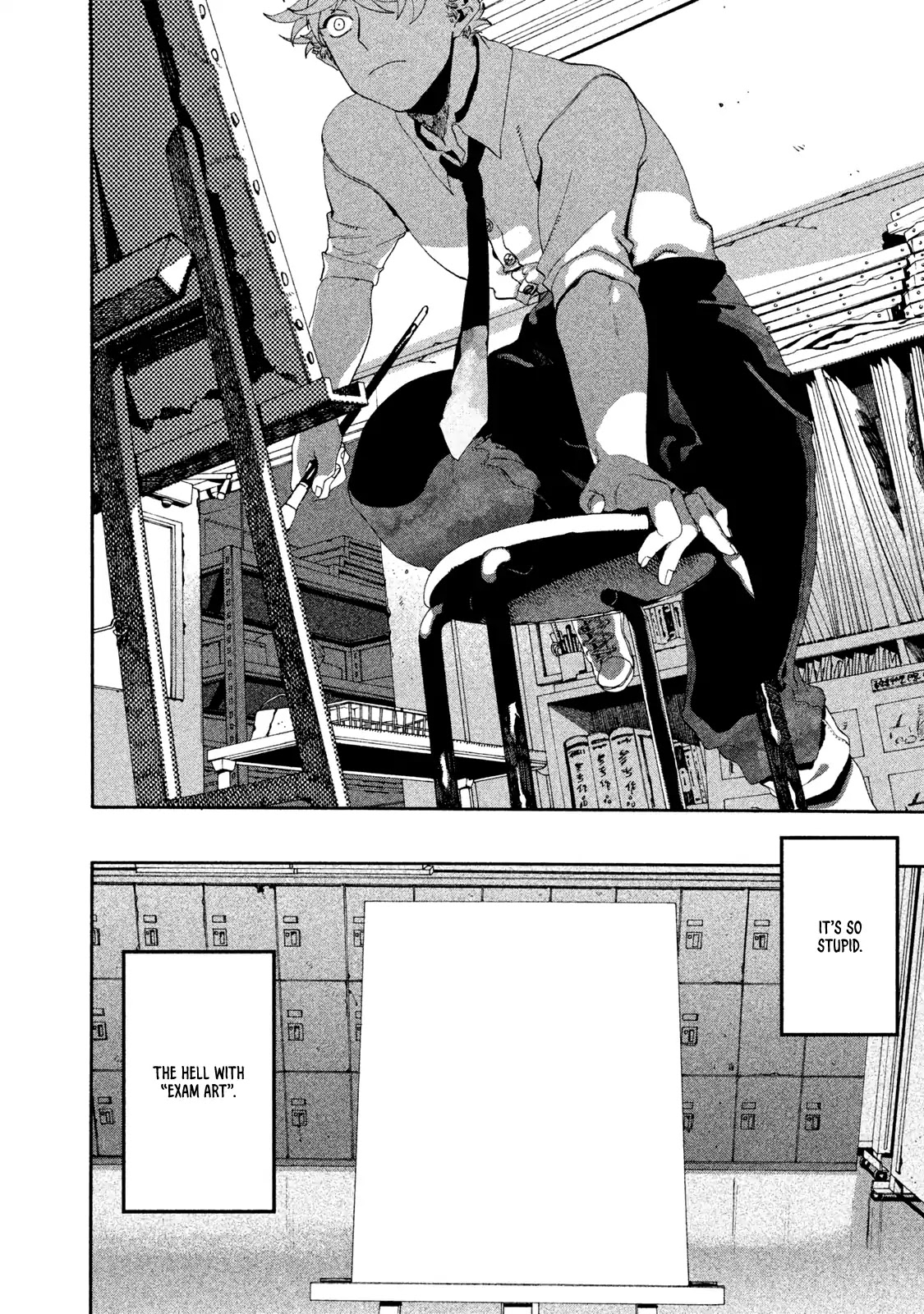 Blue Period. Chapter 8 page 32 - Chapter 8: Exam Art