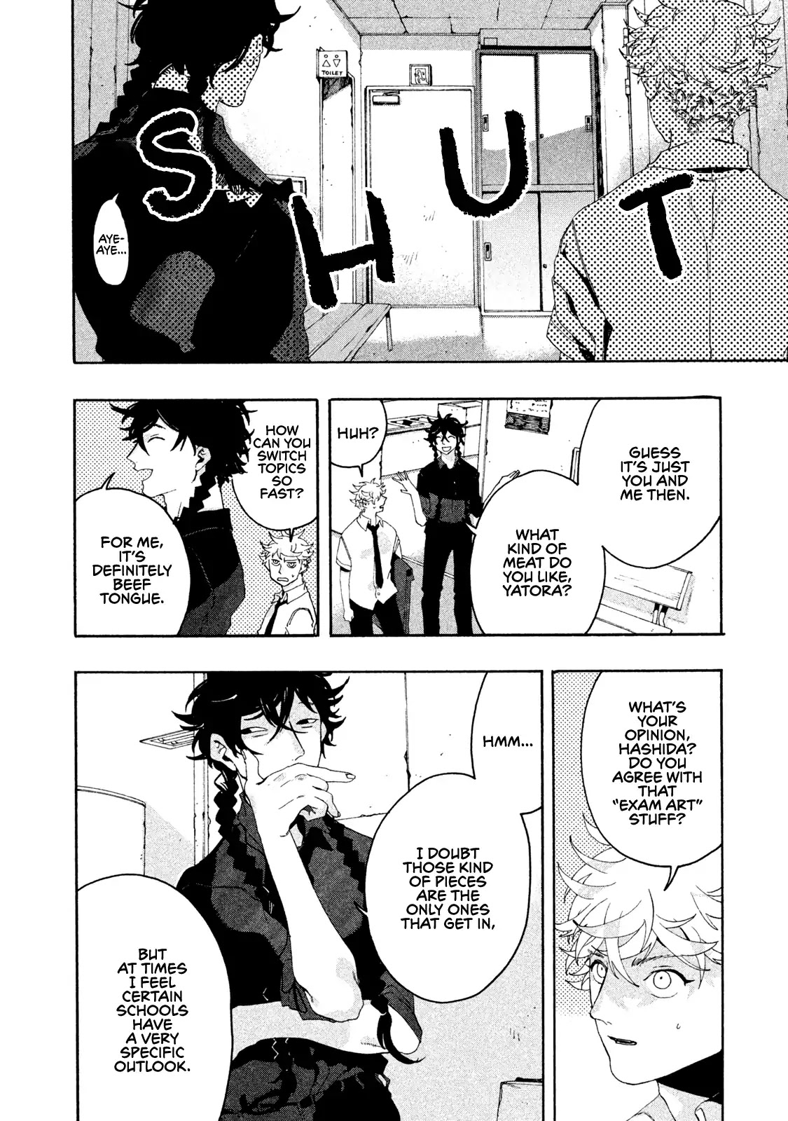 Blue Period. Chapter 8 page 4 - Chapter 8: Exam Art