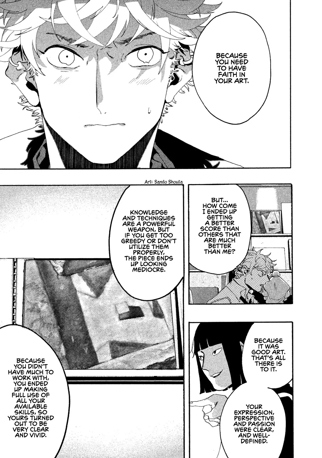 Blue Period. Chapter 8 page 40 - Chapter 8: Exam Art
