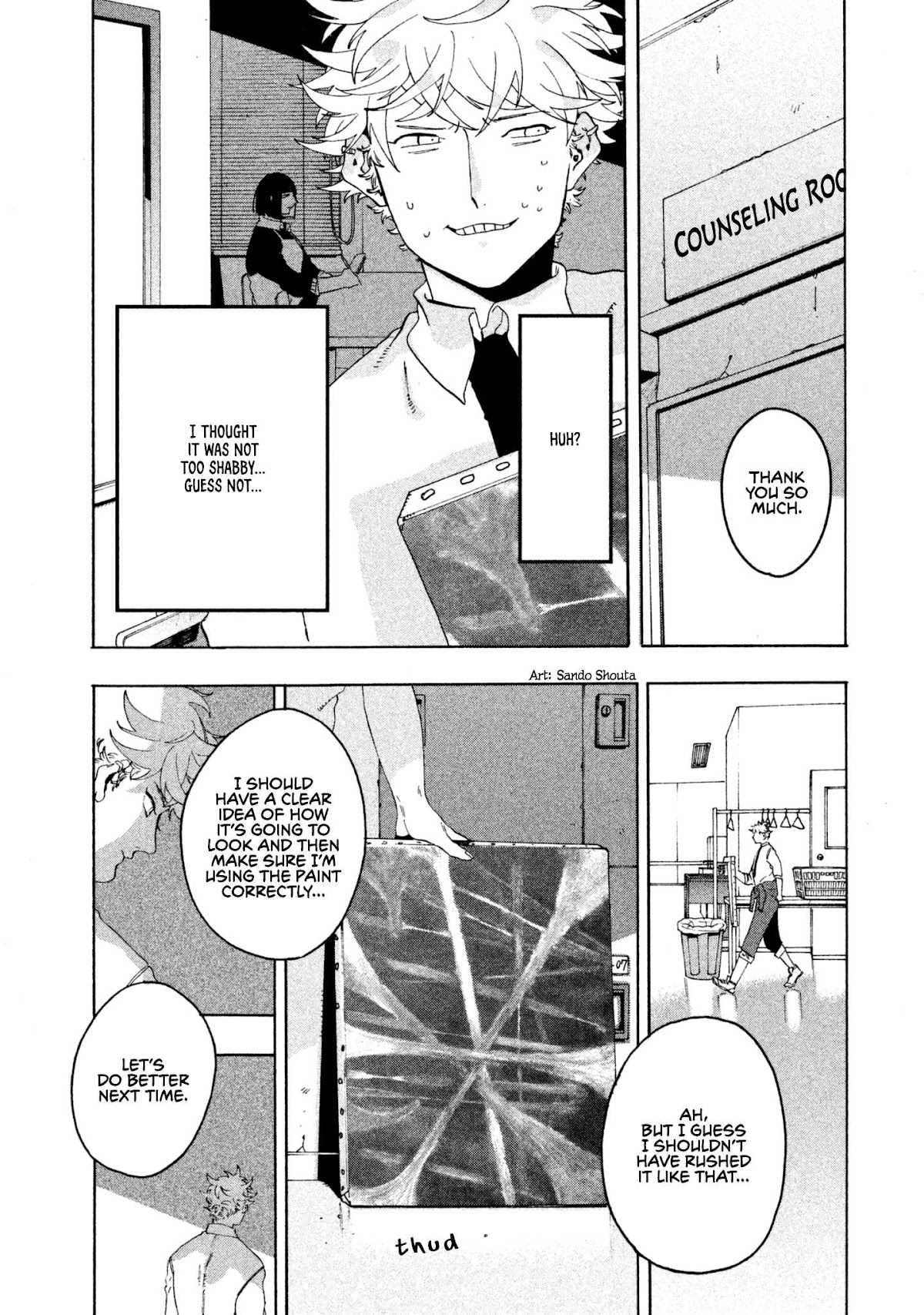 Blue Period. Chapter 9 page 22 - Chapter 9: I Feel Helpless Even If I Know What To Do