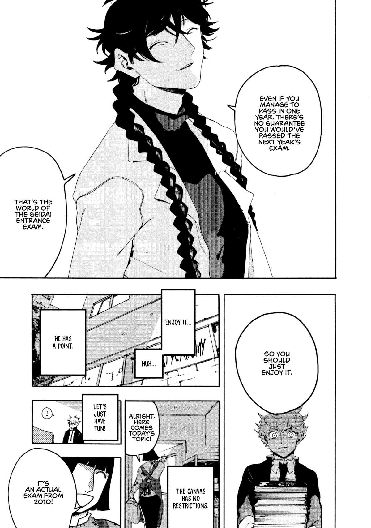 Blue Period. Chapter 9 page 33 - Chapter 9: I Feel Helpless Even If I Know What To Do