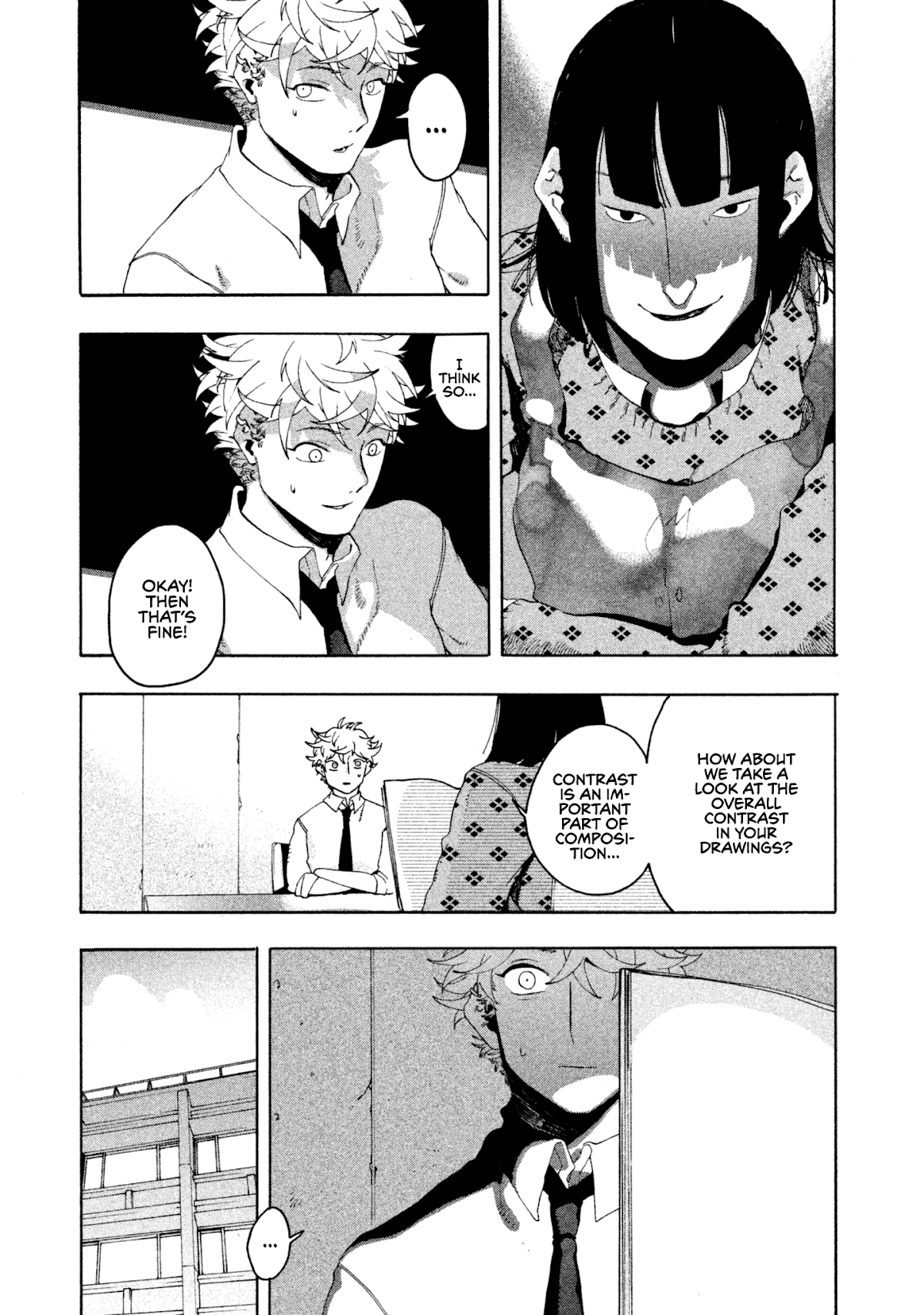 Blue Period. Chapter 9 page 37 - Chapter 9: I Feel Helpless Even If I Know What To Do