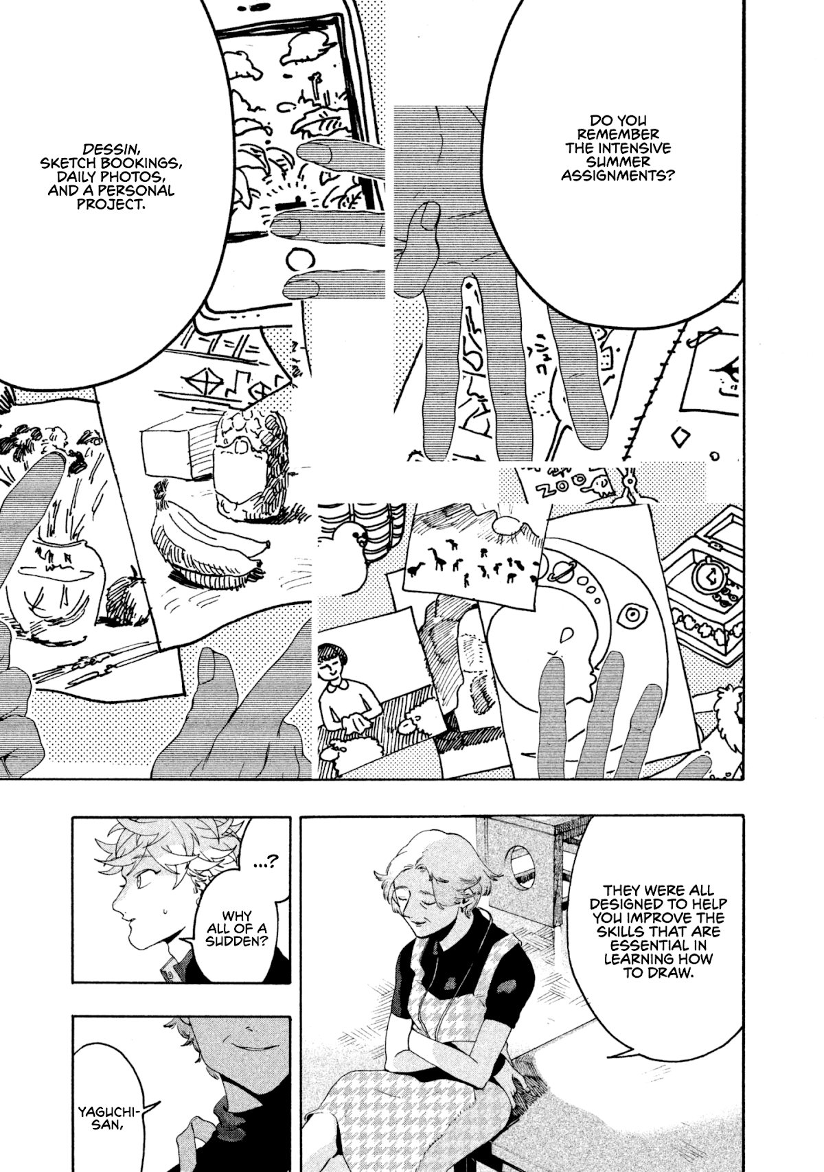 Blue Period. Chapter 9 page 43 - Chapter 9: I Feel Helpless Even If I Know What To Do