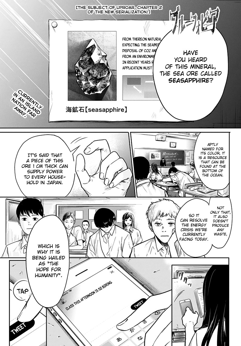 Blue Phobia Chapter 2 page 1 - Chapter 2: The Hope For Humanity